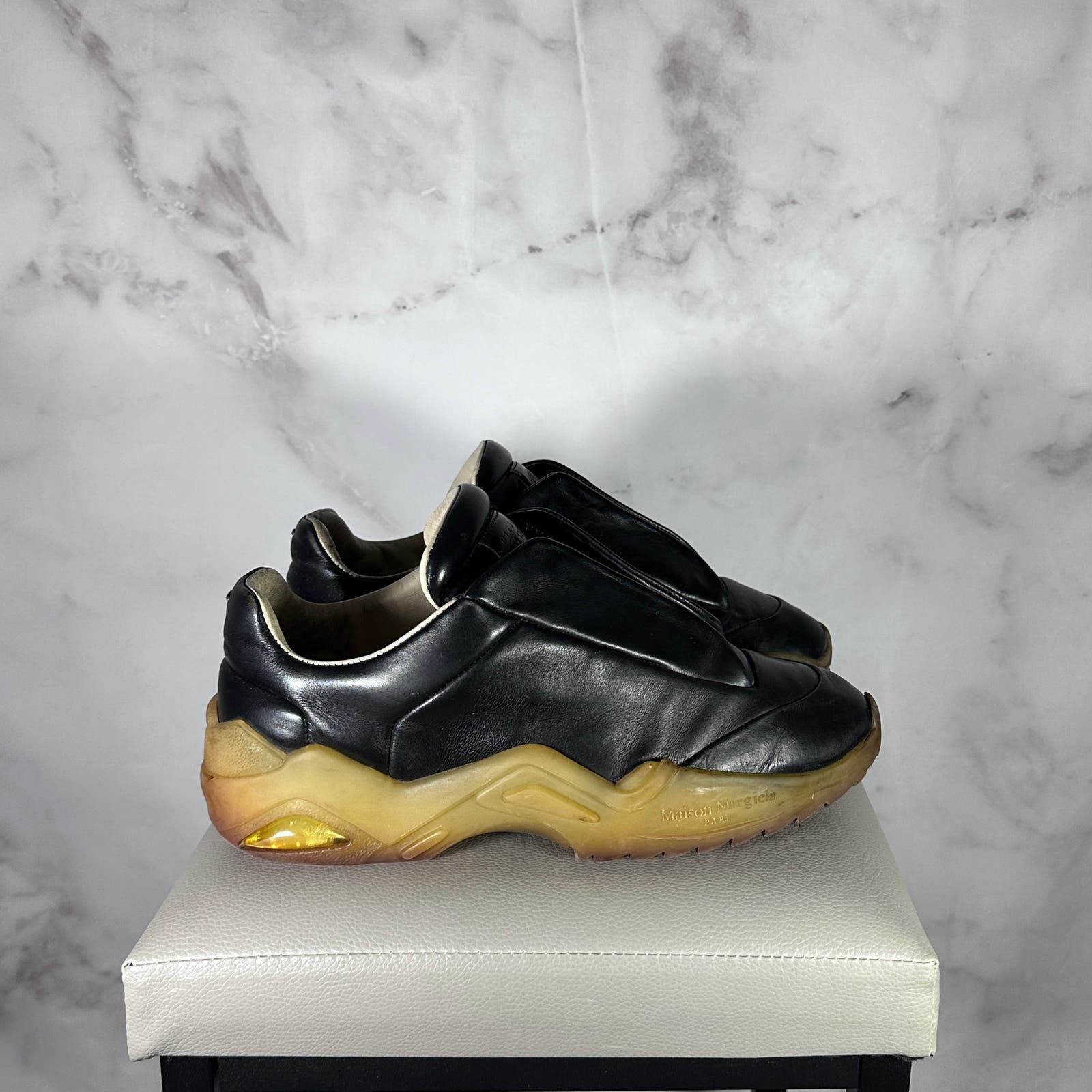 Maison Margiela New Future Low Black Leather Size US 8 / EU 41 - 7 Thumbnail