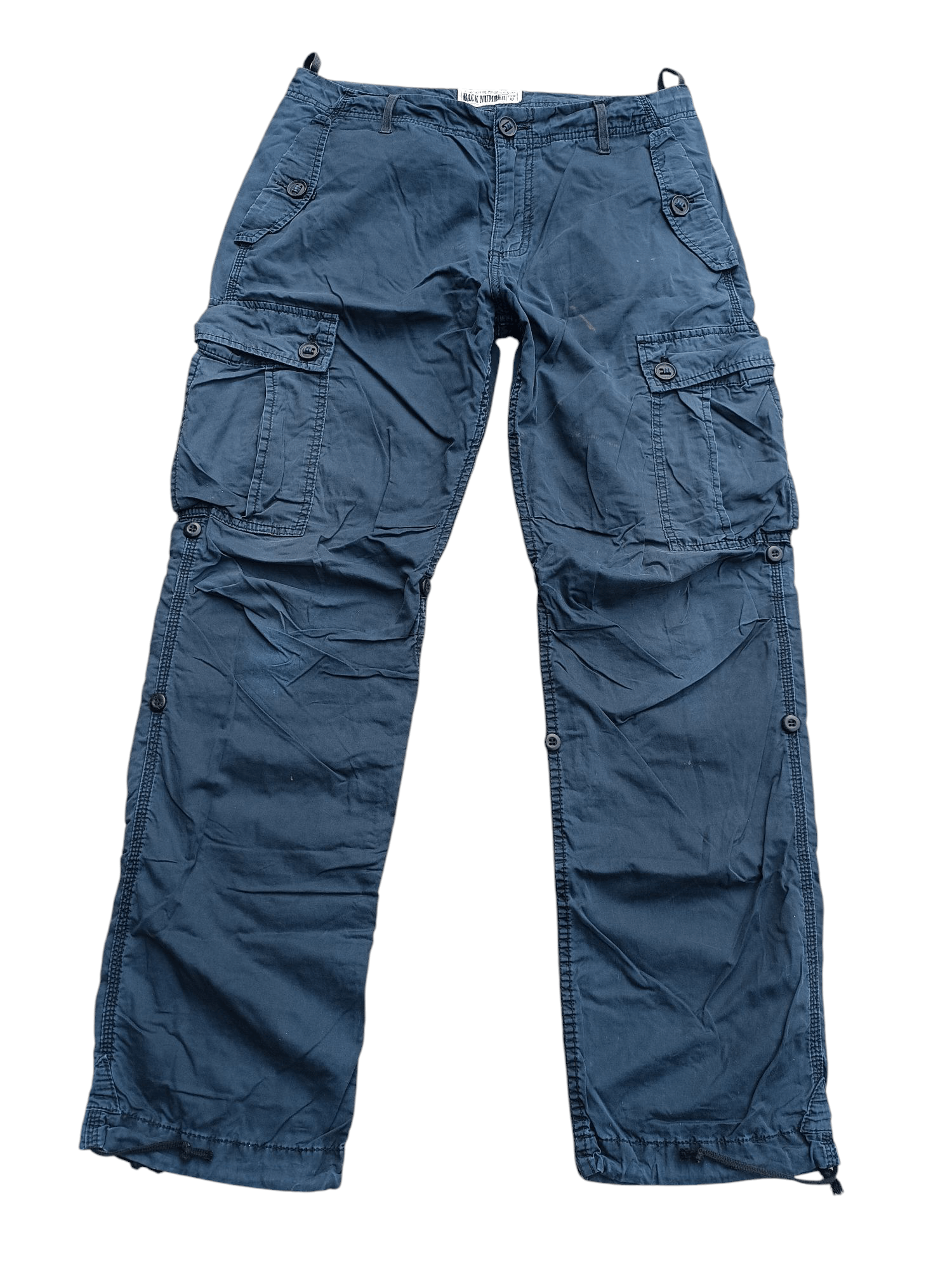 Japanese Brand × Vintage FYEE💥BACK NUMBER CARGO MULTI POCKET PANTS E247i Size US 32 / EU 48 - 3 Thumbnail