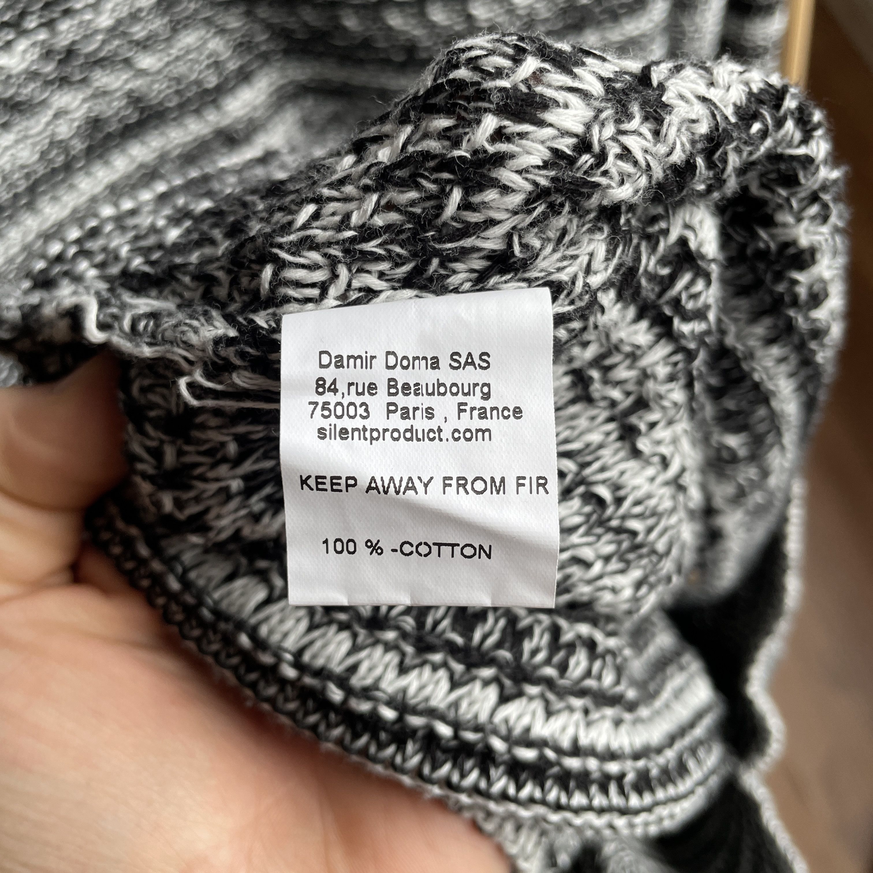 Silent By Damir Doma Silent By Damir Doma Melange Cotton Long Cardigan Size S Size US S / EU 44-46 / 1 - 9 Thumbnail