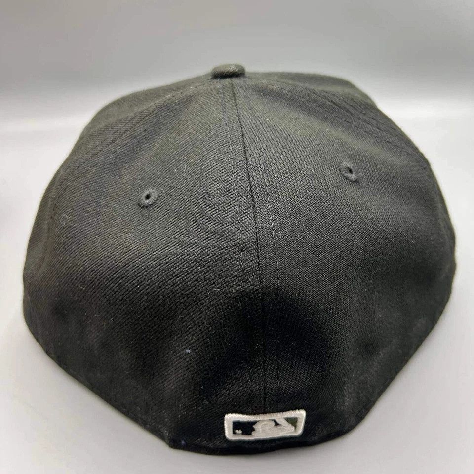 New Era Los Angeles LA Dodgers Hat Men 7 3/4 Black Camo MLB Fitted Size ONE SIZE - 5 Thumbnail