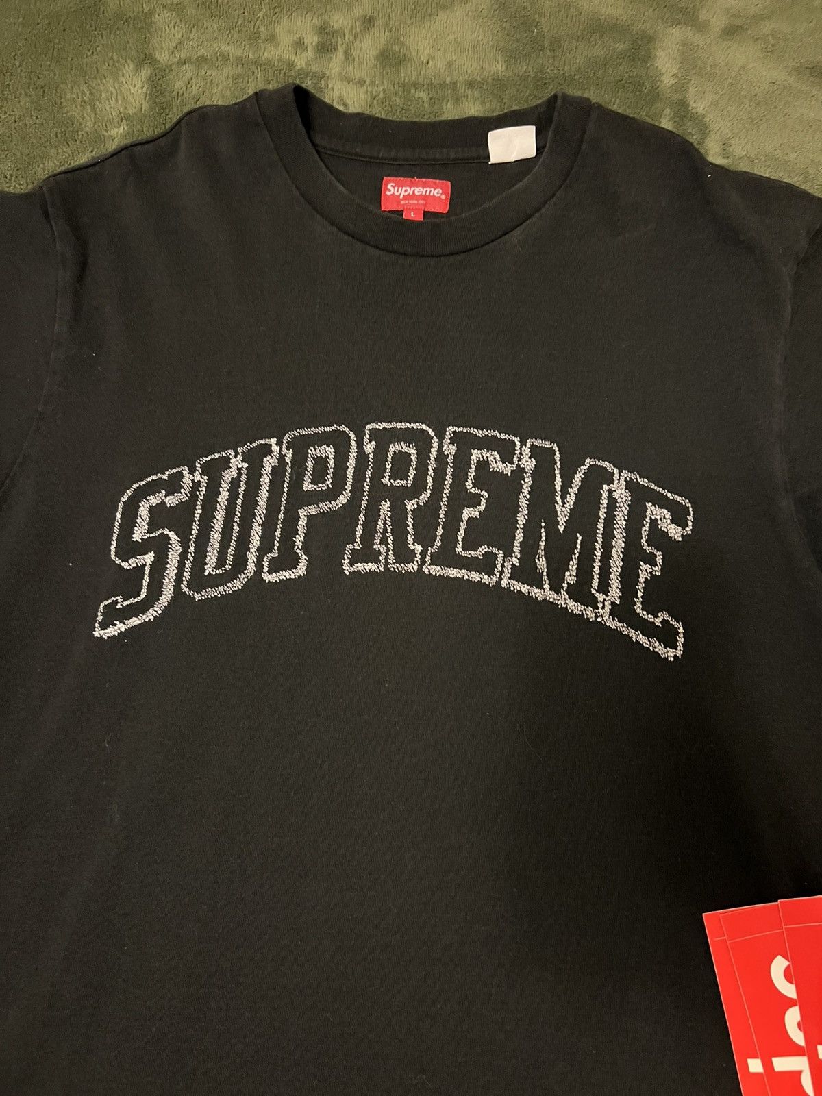 Supreme Black Supreme Tee Size US L / EU 52-54 / 3 - 3 Thumbnail