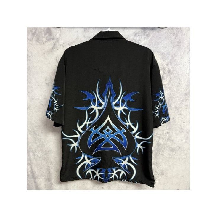 Vintage Vintage No Boundaries Tribal Shirt Mens M Black Button Up Size US M / EU 48-50 / 2 - 2 Thumbnail