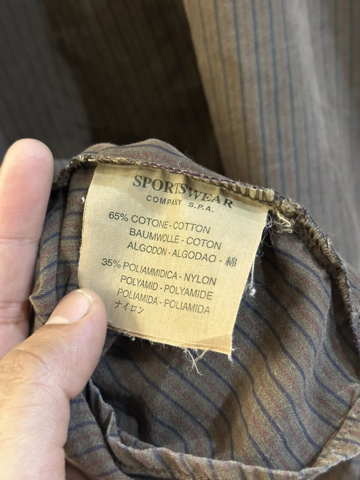 C.P. Company 1990 - C.P. Company Made In Italy Stripes Button Up Shirt Size US M / EU 48-50 / 2 - 6 Thumbnail