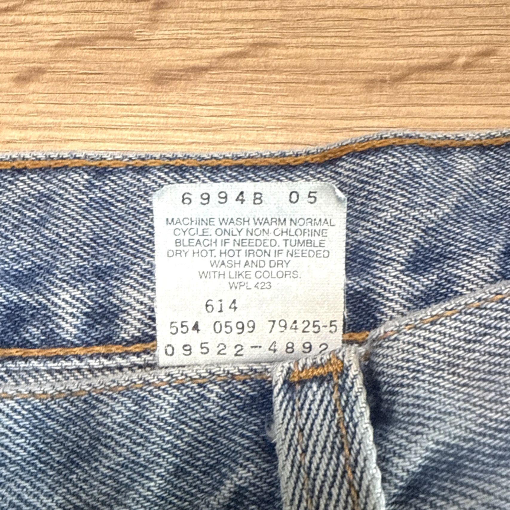 Levi's VINTAGE Levi's Jeans Women 20W Plus High Rise Relaxed Tapered Fit Denim USA Size 42" / US 20 - 3 Thumbnail
