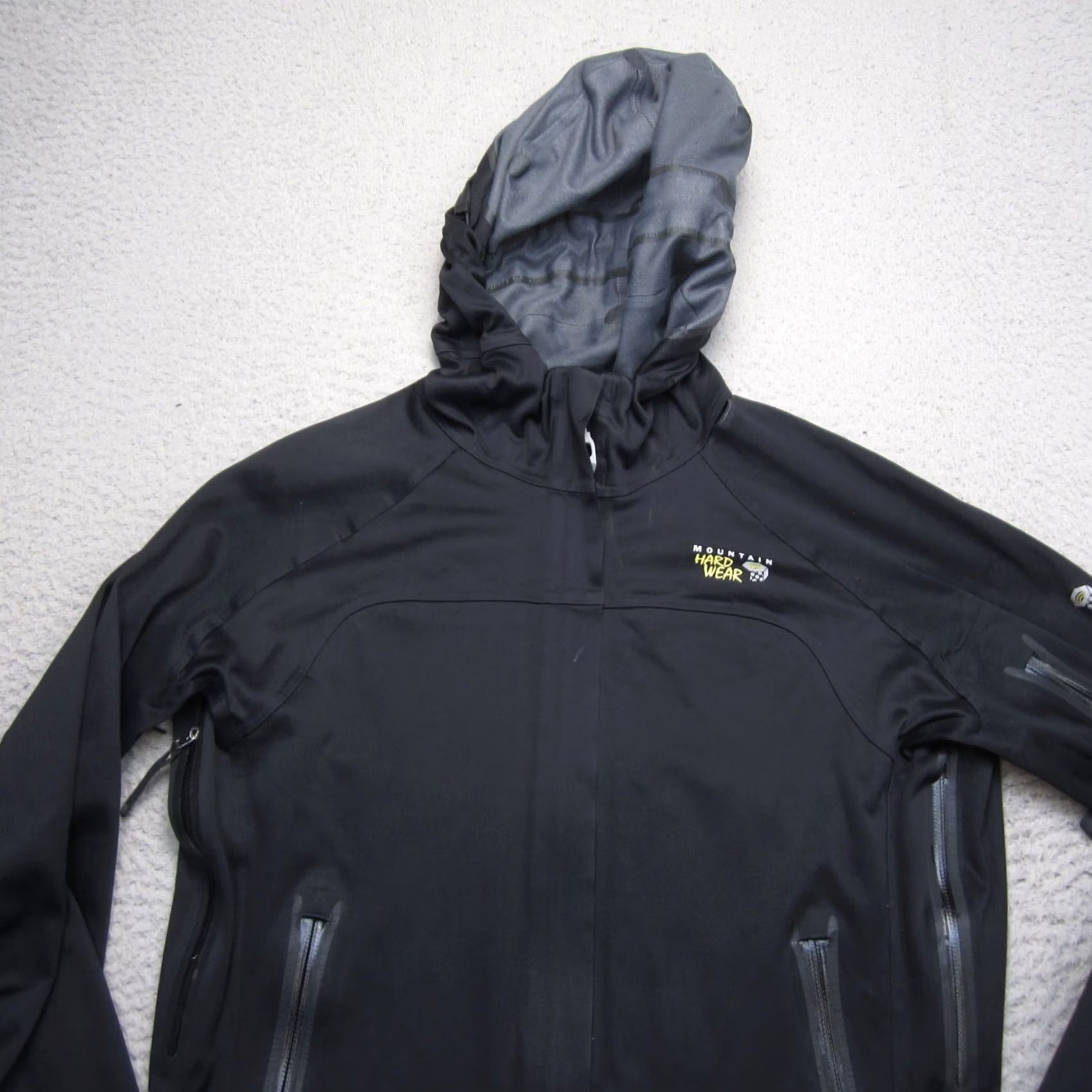 Mountain Hardwear VINTAGE Mountain Hardwear Jacket Womens M Black Windstopper Soft Shell Hooded Windbreaker Size M / US 6-8 / IT 42-44 - 4 Thumbnail