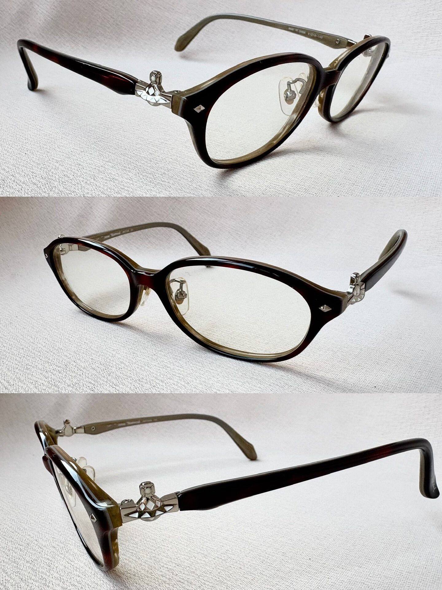 Vivienne Westwood Vivienne Westwood 3D Saturn Tortoiseshell Vintage Glasses Size ONE SIZE - 1 Thumbnail