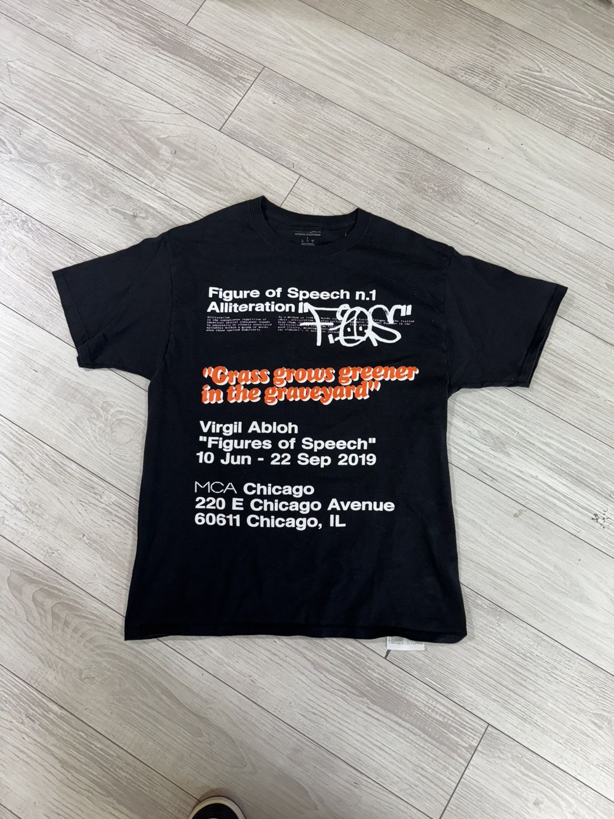 Virgil Abloh Virgil Abloh MCA Figures Of Speech T-Shirt Black Size US L / EU 52-54 / 3 - 1 Thumbnail