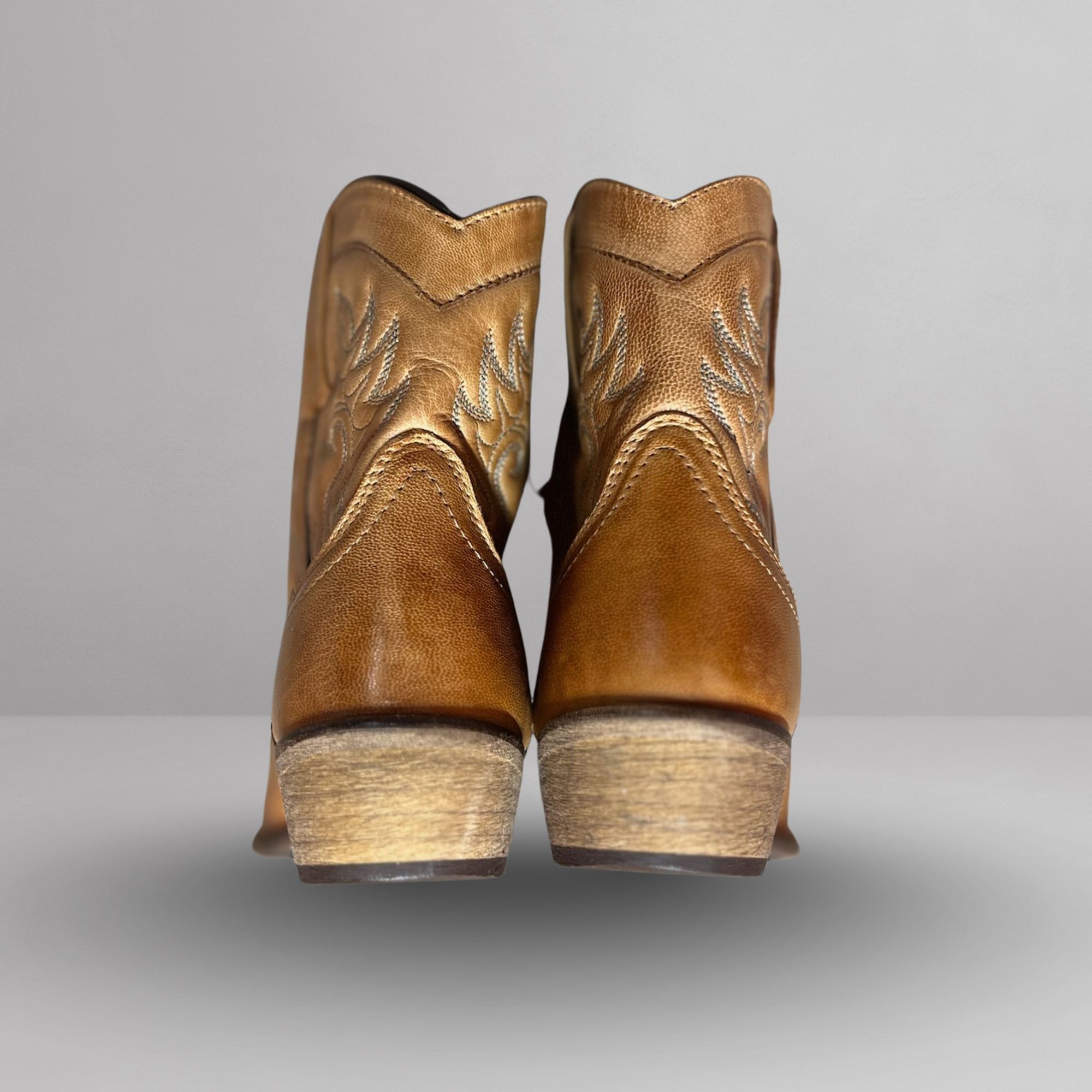 Dingo1969 Dingo Women’s Willie Western Boots – Brown Leather Cowboy Bo Size US 7.5 / IT 37.5 - 6 Thumbnail