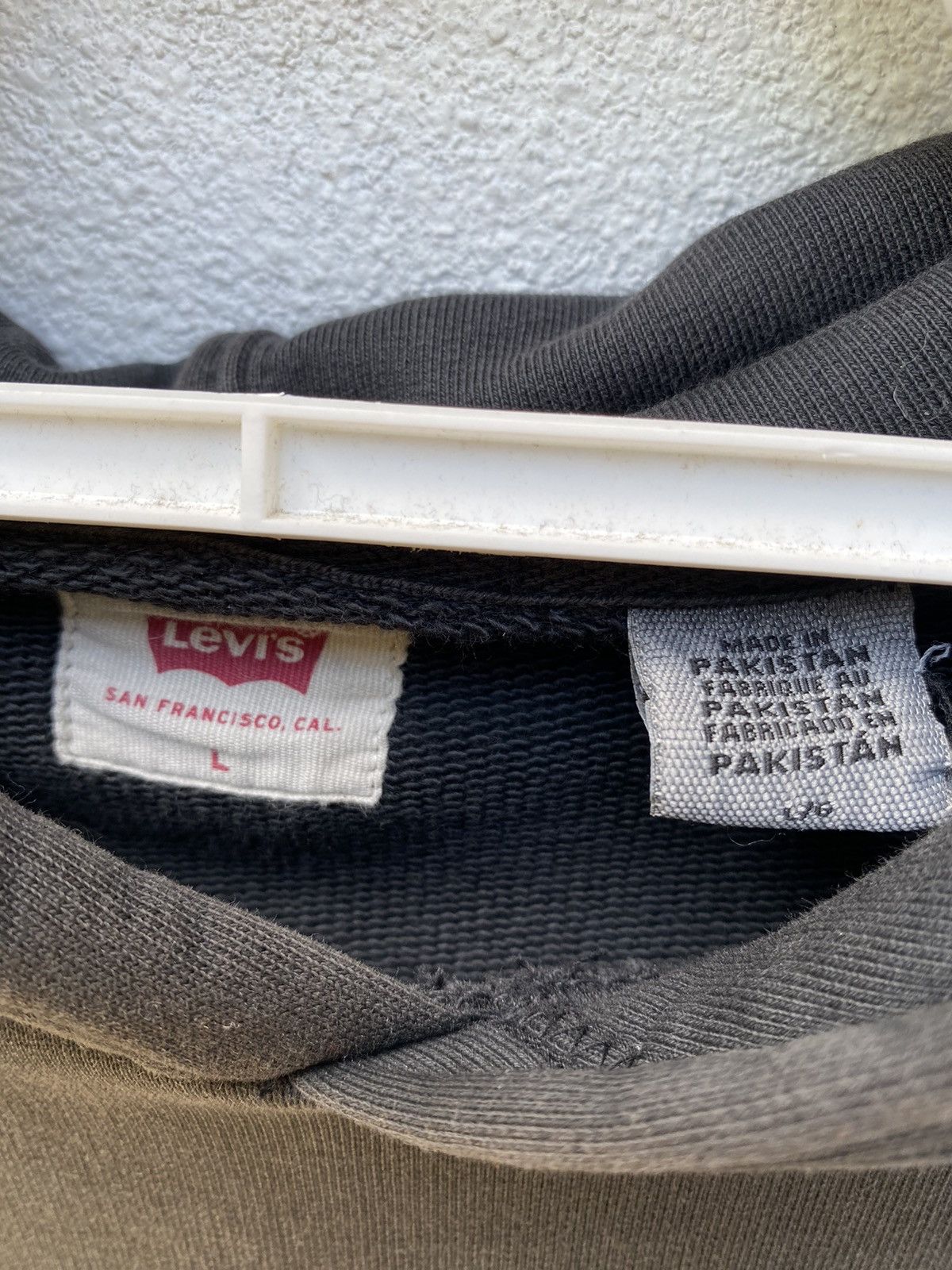 Levi's Levis Strauss & Co, Black Graphic Pullover Hoodie Size US L / EU 52-54 / 3 - 6 Thumbnail