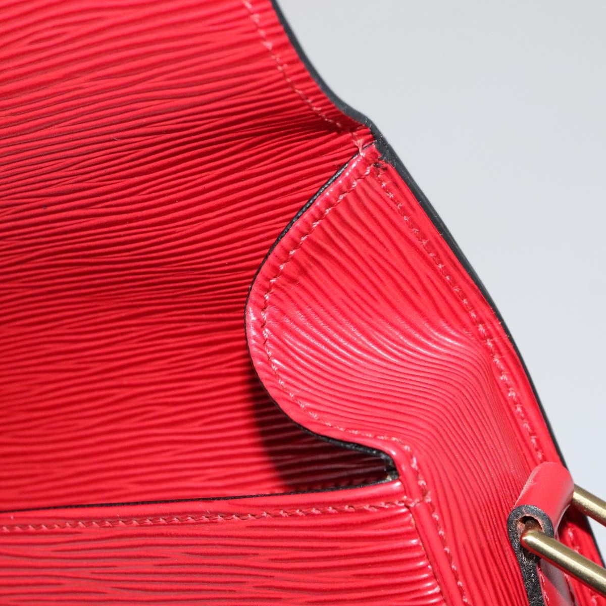 Louis Vuitton LOUIS VUITTON Epi Saint Cloud GM Shoulder Bag Red M52197 Size ONE SIZE - 9 Thumbnail