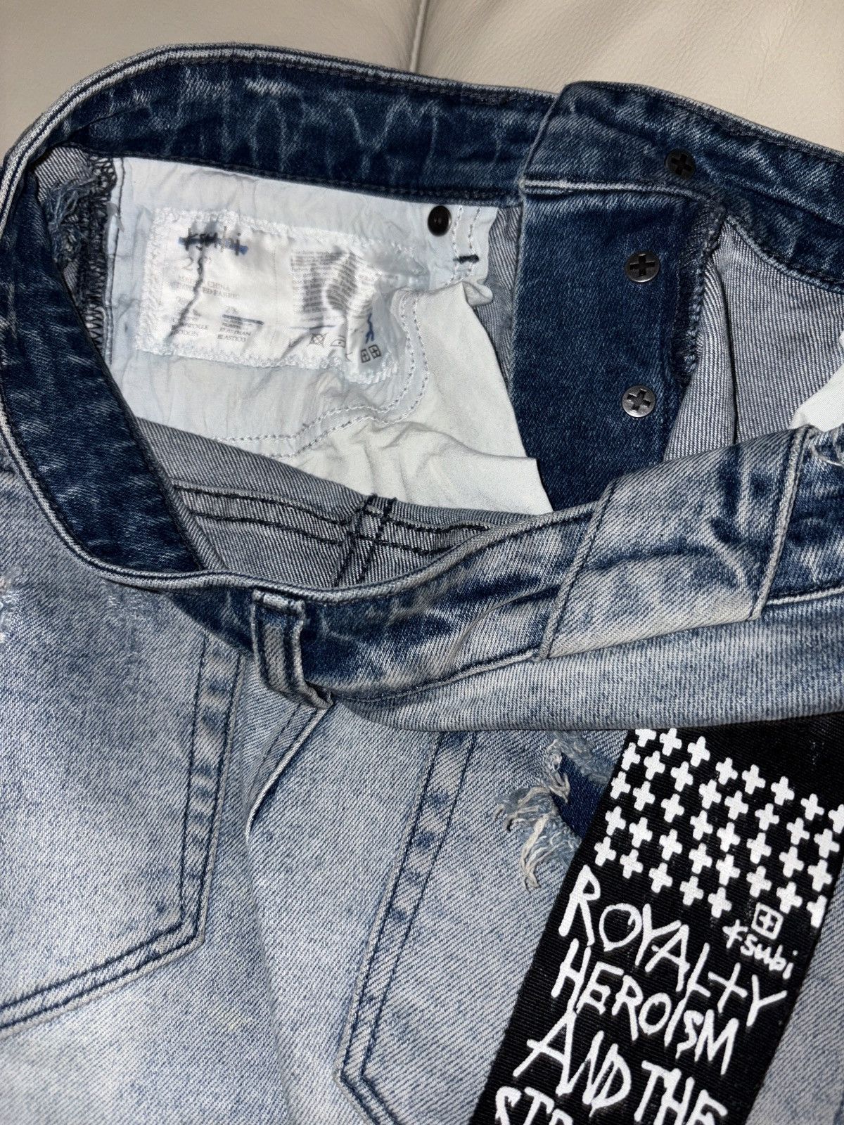 Designer × Ksubi Ksubi Jeans – Size 28 – Distressed Slim Fit Denim Size US 28 / EU 44 - 4 Thumbnail