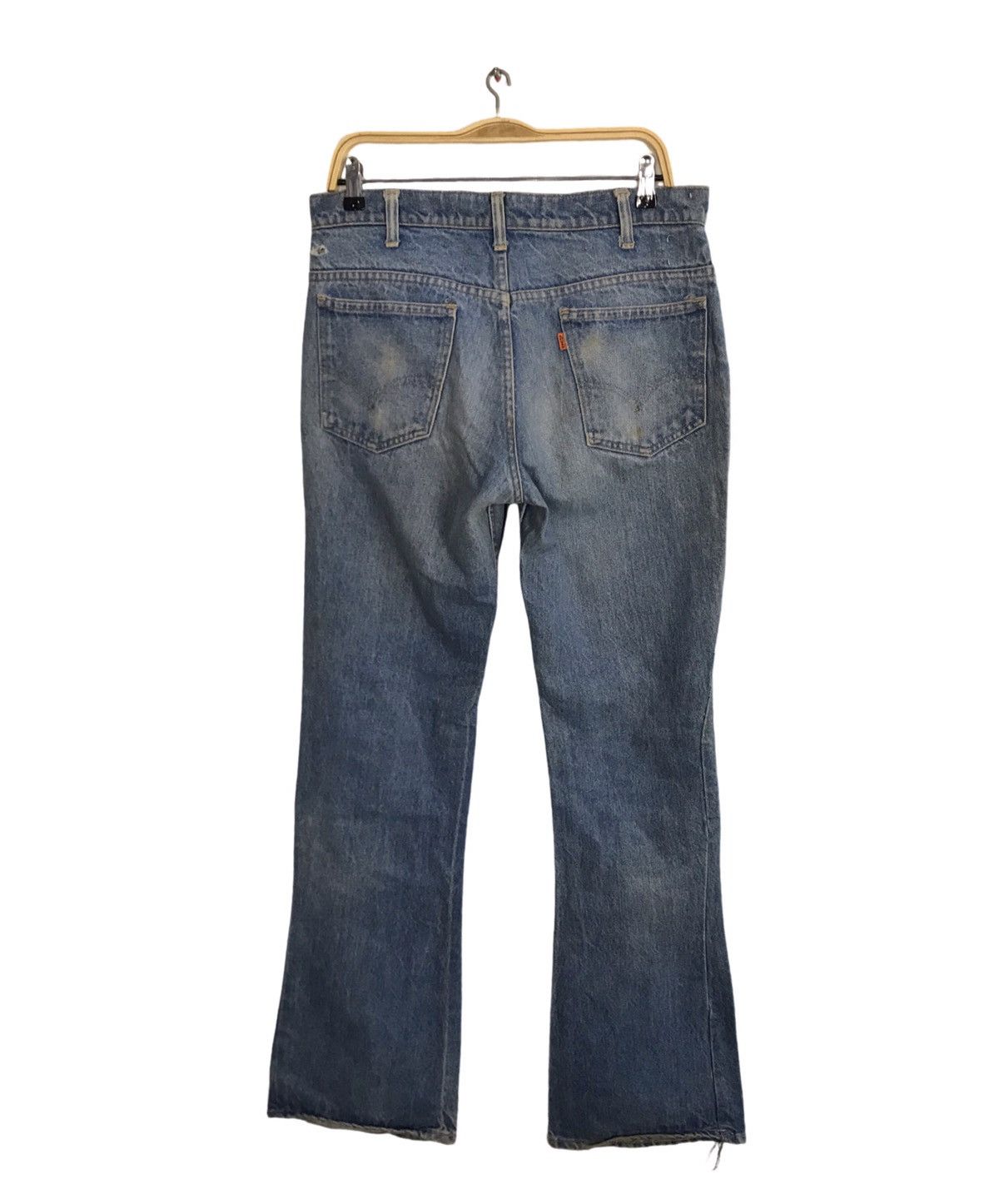 Levi's Vintage Clothing Distressed Levi's Strauss Zipper Indigo Denim Orange Tab Size US 31 - 1 Thumbnail