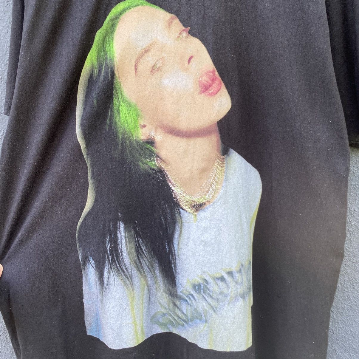 Billie Eilish Thrashed Faded Billie Eilish Band Tee Size US XL / EU 56 / 4 - 4 Thumbnail