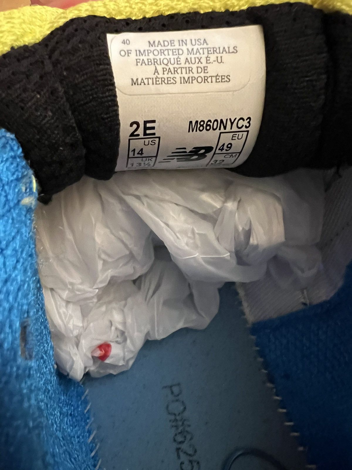 New Balance Size 14 - NYC Marathon New Balance 2012 - no insoles Size US 14 / EU 47 - 12 Thumbnail