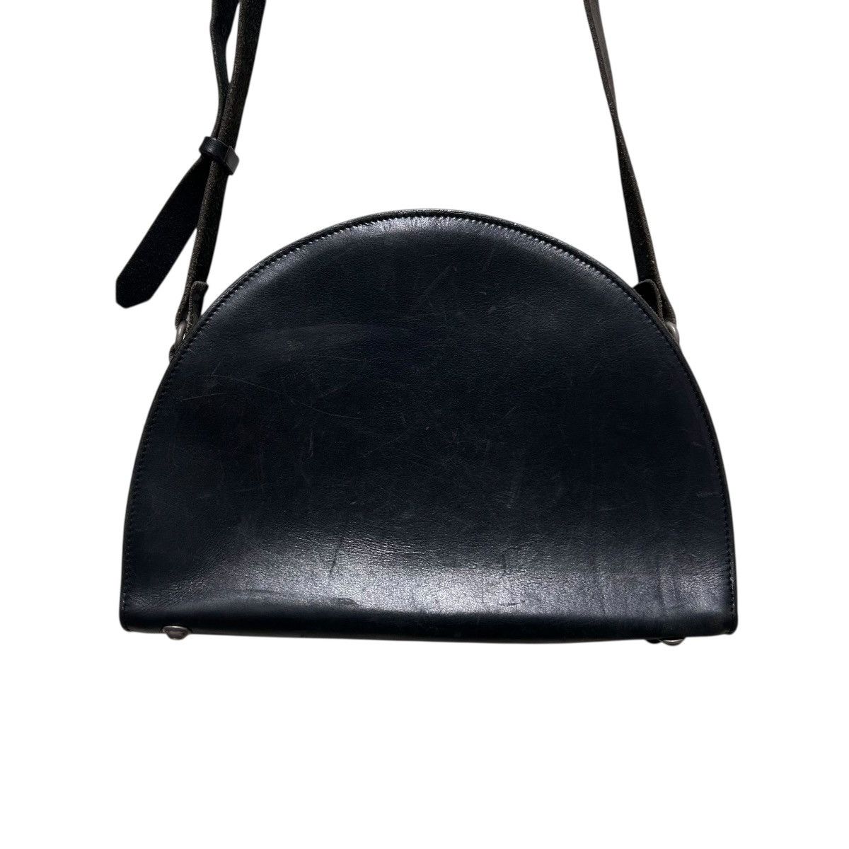 Yohji Yamamoto 702 00s Yohji Yamamoto Y'SACCS leather bag shoulder black Size ONE SIZE - 4 Thumbnail