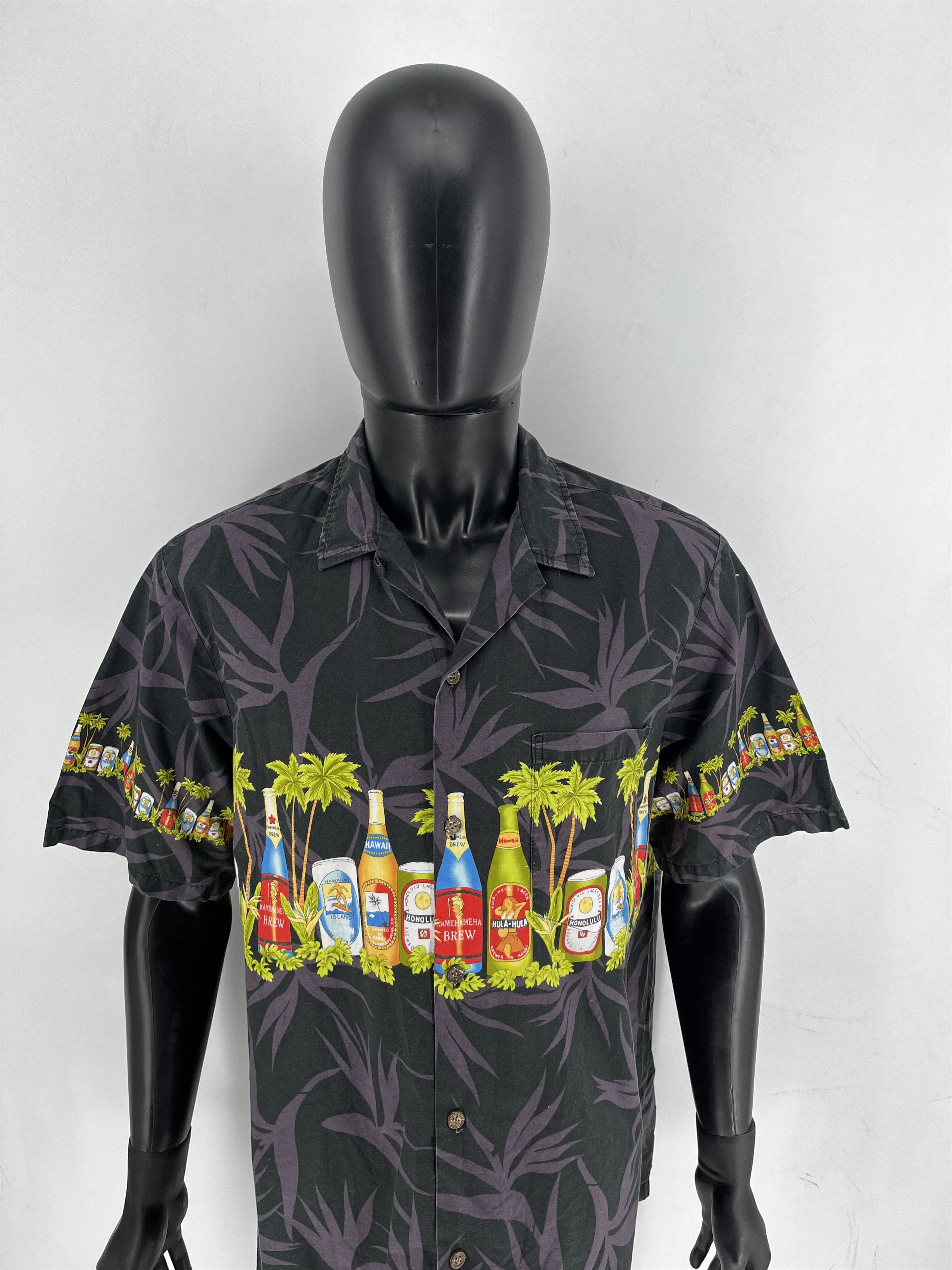 Vintage Vintage RJC Hawaii Made Cotton Hawaiian Camp Collar Shirt Size US XL / EU 56 / 4 - 6 Thumbnail