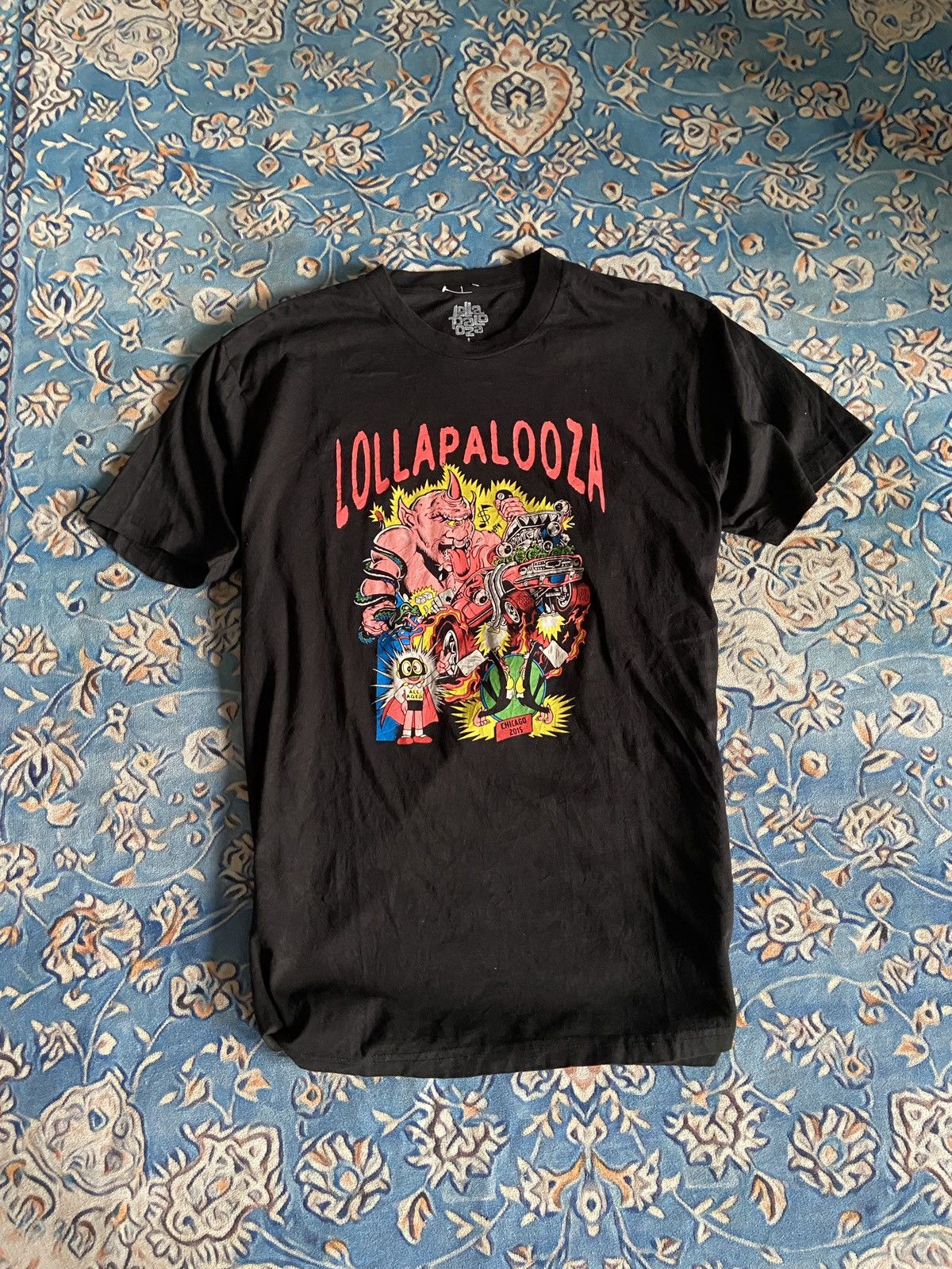 Band Tees Lollapalooza Festival 2015 Size US L / EU 52-54 / 3 - 1 Thumbnail