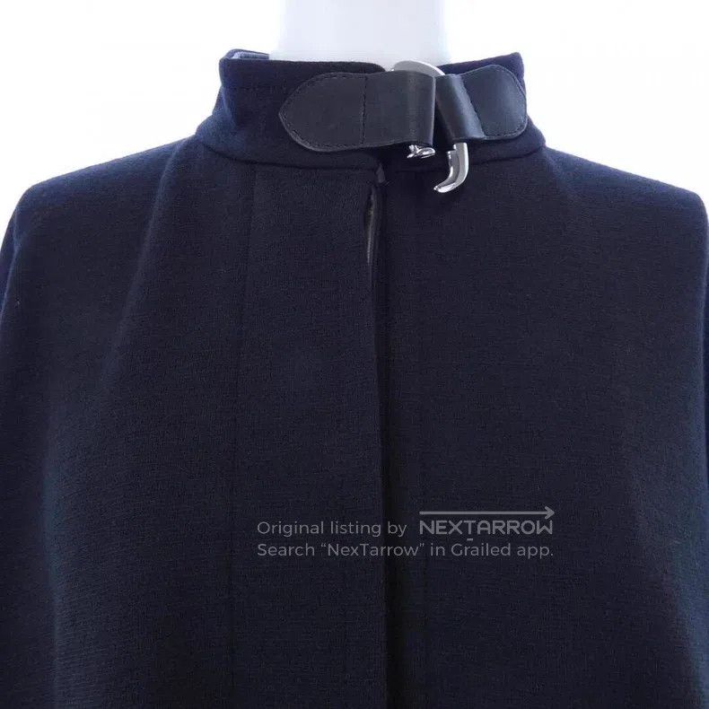 Hermes Hermes Wool cloak coat Size XS / US 0-2 / IT 36-38 - 3 Thumbnail