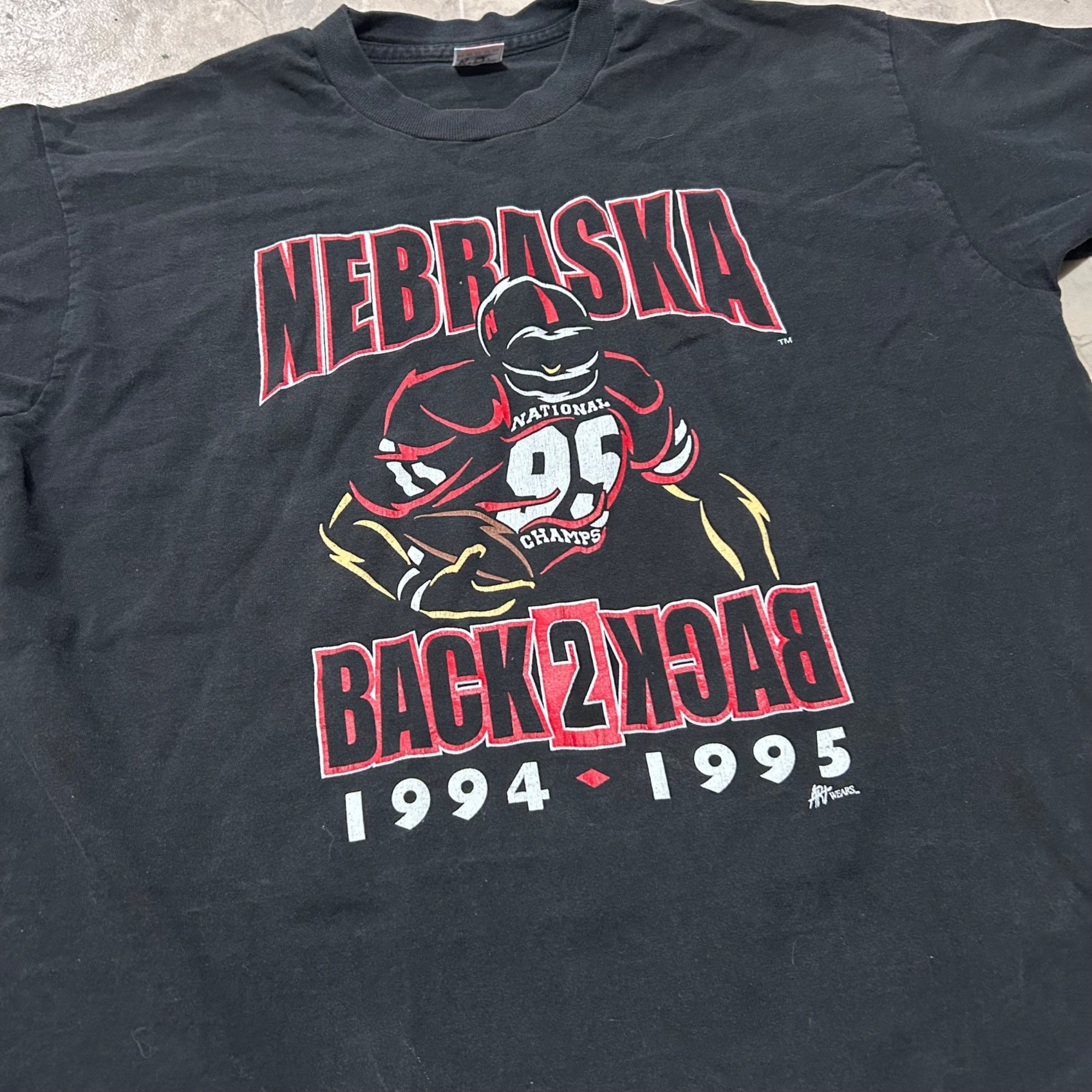 Fruit Of The Loom Vintage Nebraska Cornhuskers Shirt Size US XL / EU 56 / 4 - 2 Thumbnail