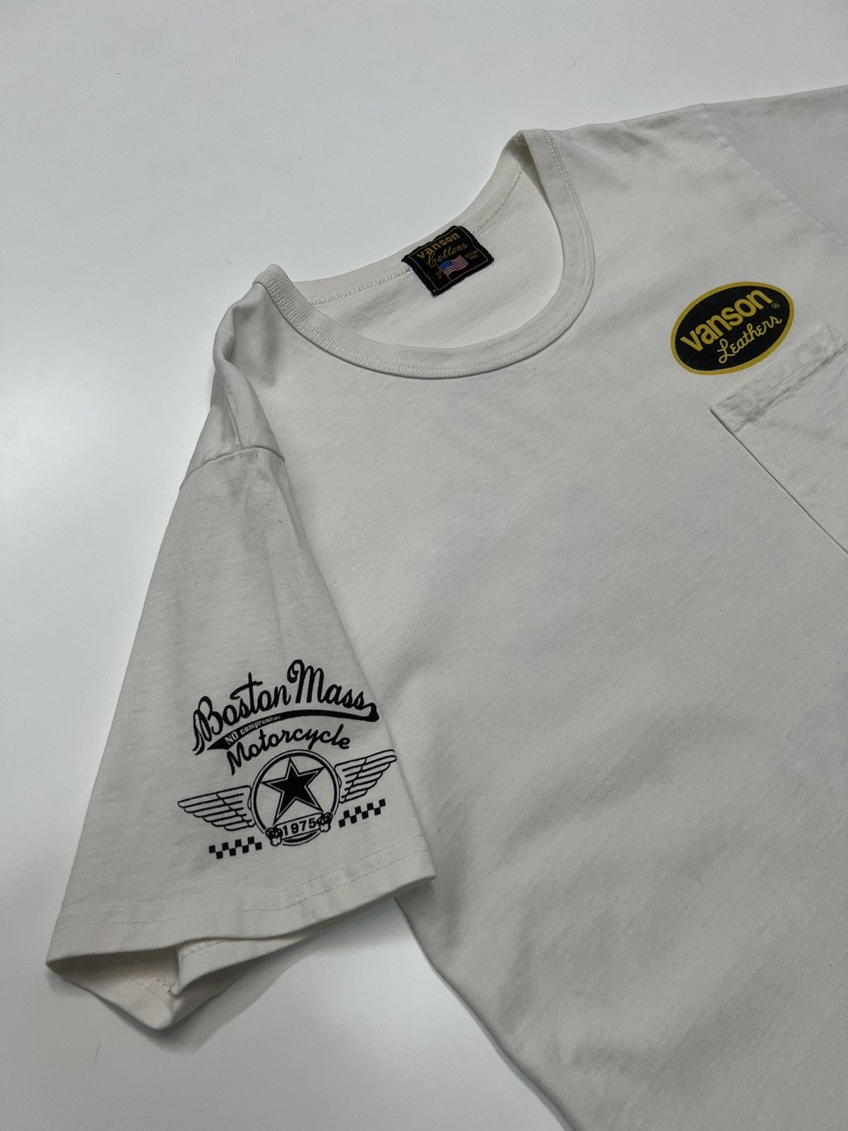 Vanson Leathers VINTAGE VANSON LEATHERS POCKET TEES Size US M / EU 48-50 / 2 - 7 Thumbnail