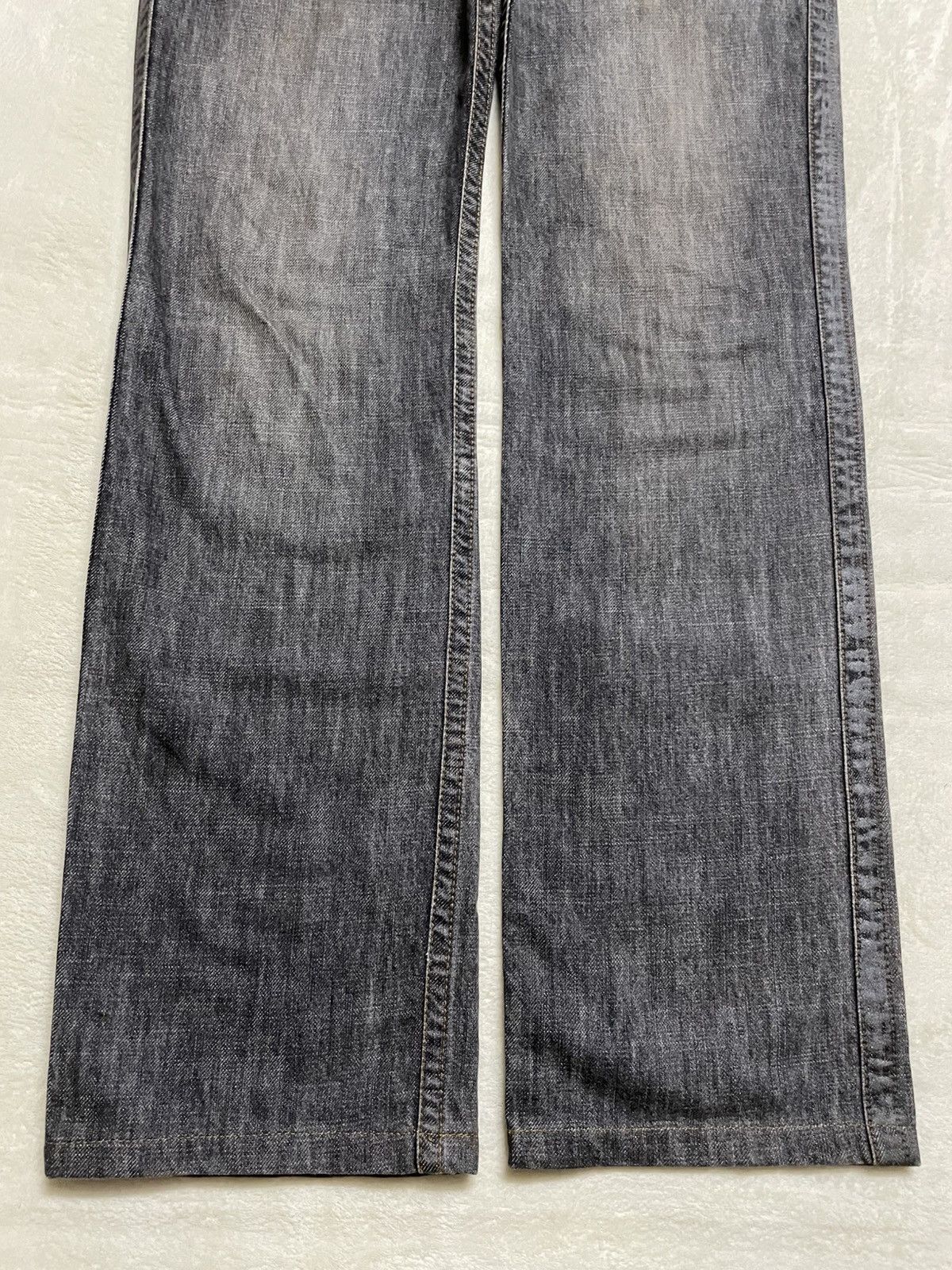 Japanese Brand Vintage Comme Ca Collection Distress Faded Studded Size US 33 - 3 Thumbnail