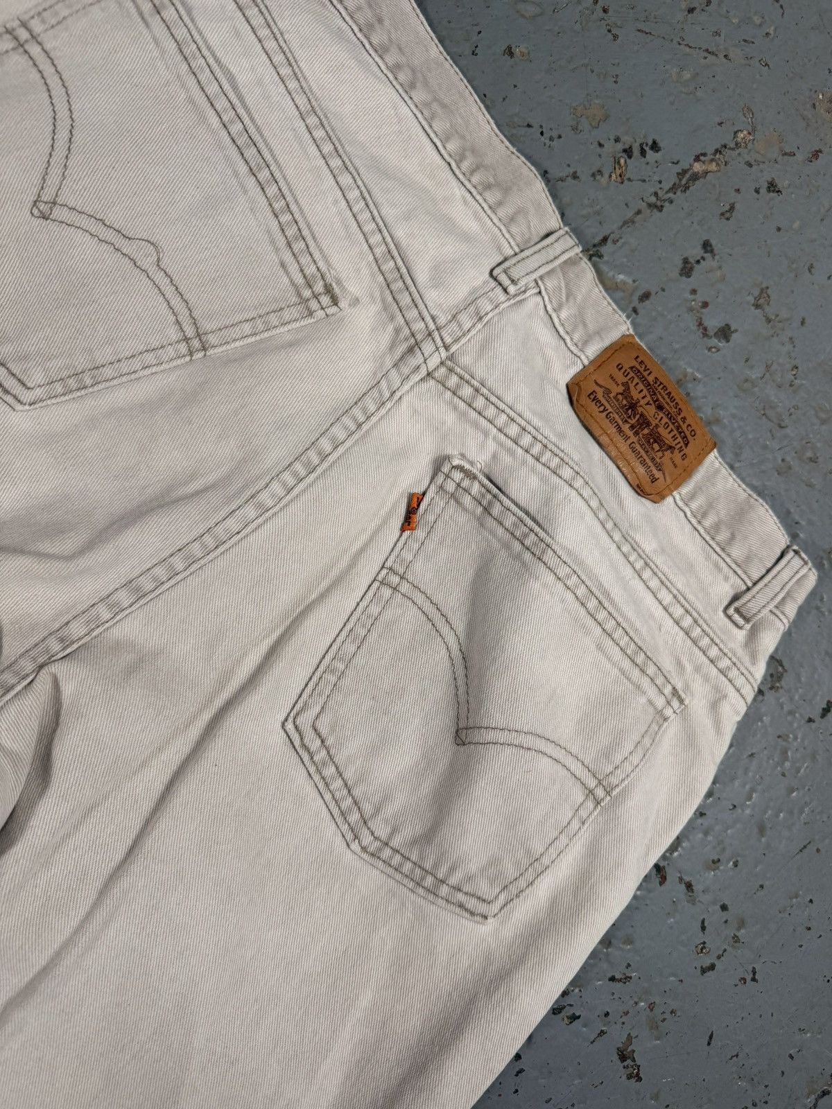 Levi's Vintage 1970 Orange Tag Levis Denim Jeans Size US 32 / EU 48 - 2 Thumbnail