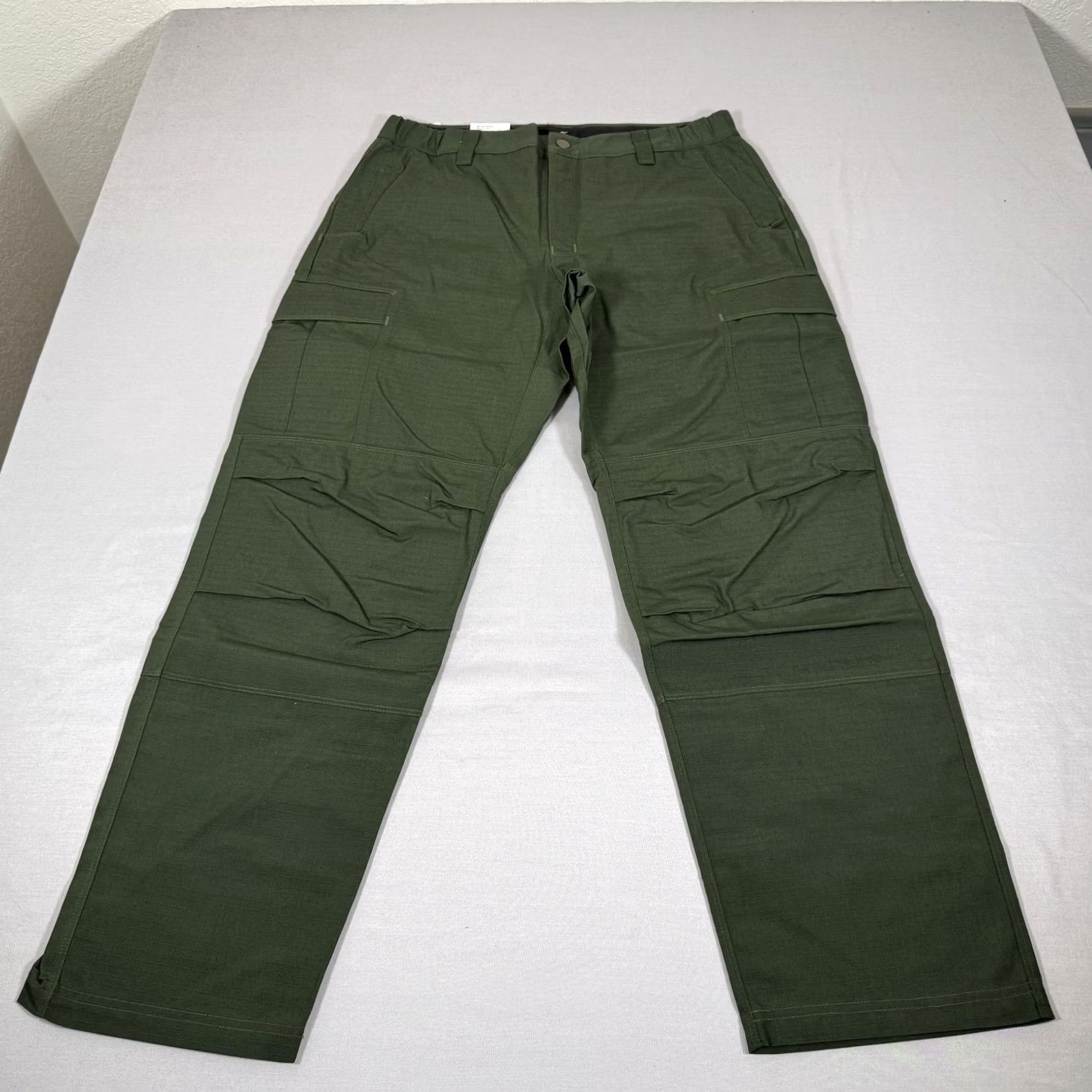 Doublet Vertx Mens Cargo Pants 36x32 Green Duty Ripstop Straight Leg Regular Fit Size US 36 / EU 52 - 2 Thumbnail