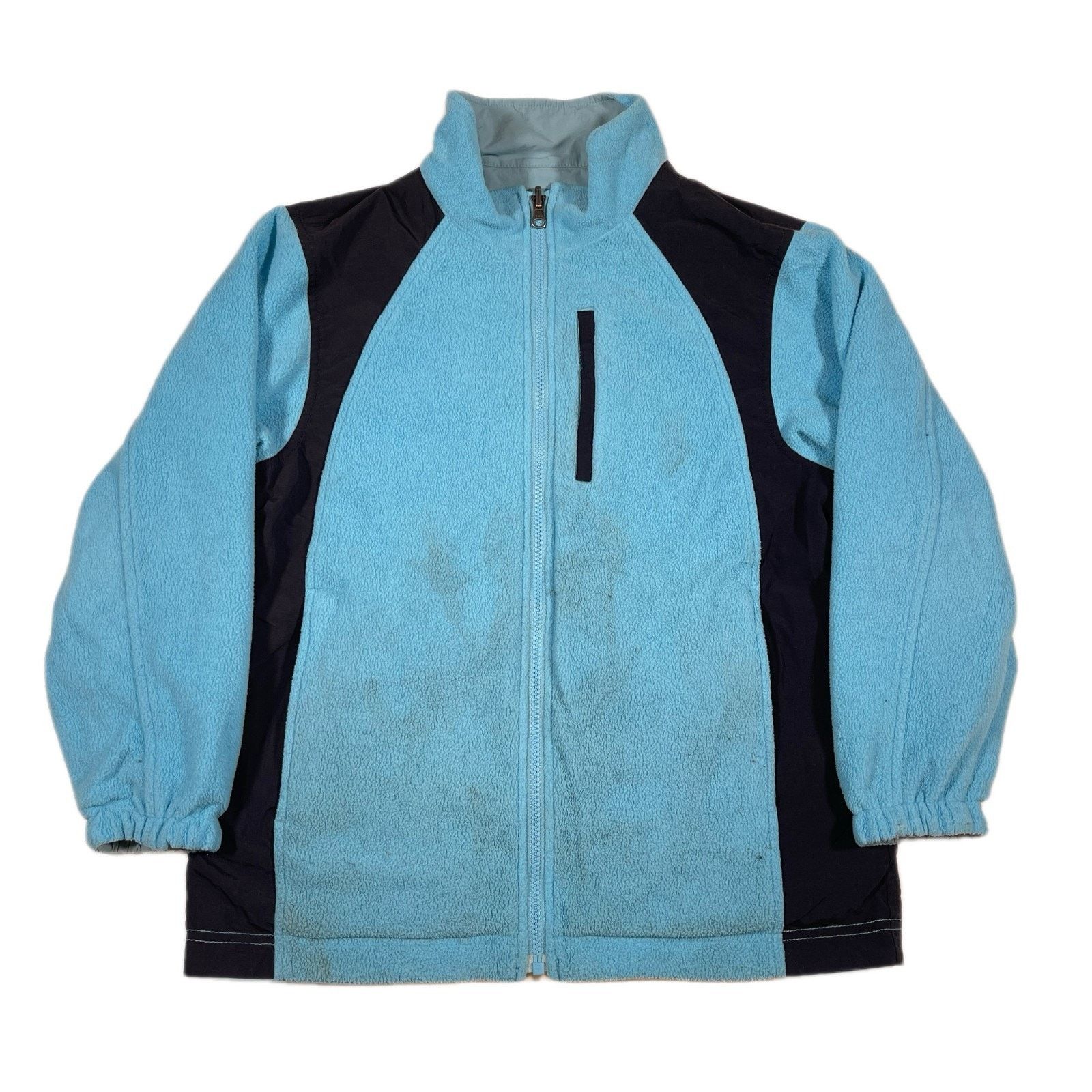 L.L. Bean LL Bean Blue Reversible Fleece Jacket Size Youth Medium Size M / US 6-8 / IT 42-44 - 11 Thumbnail
