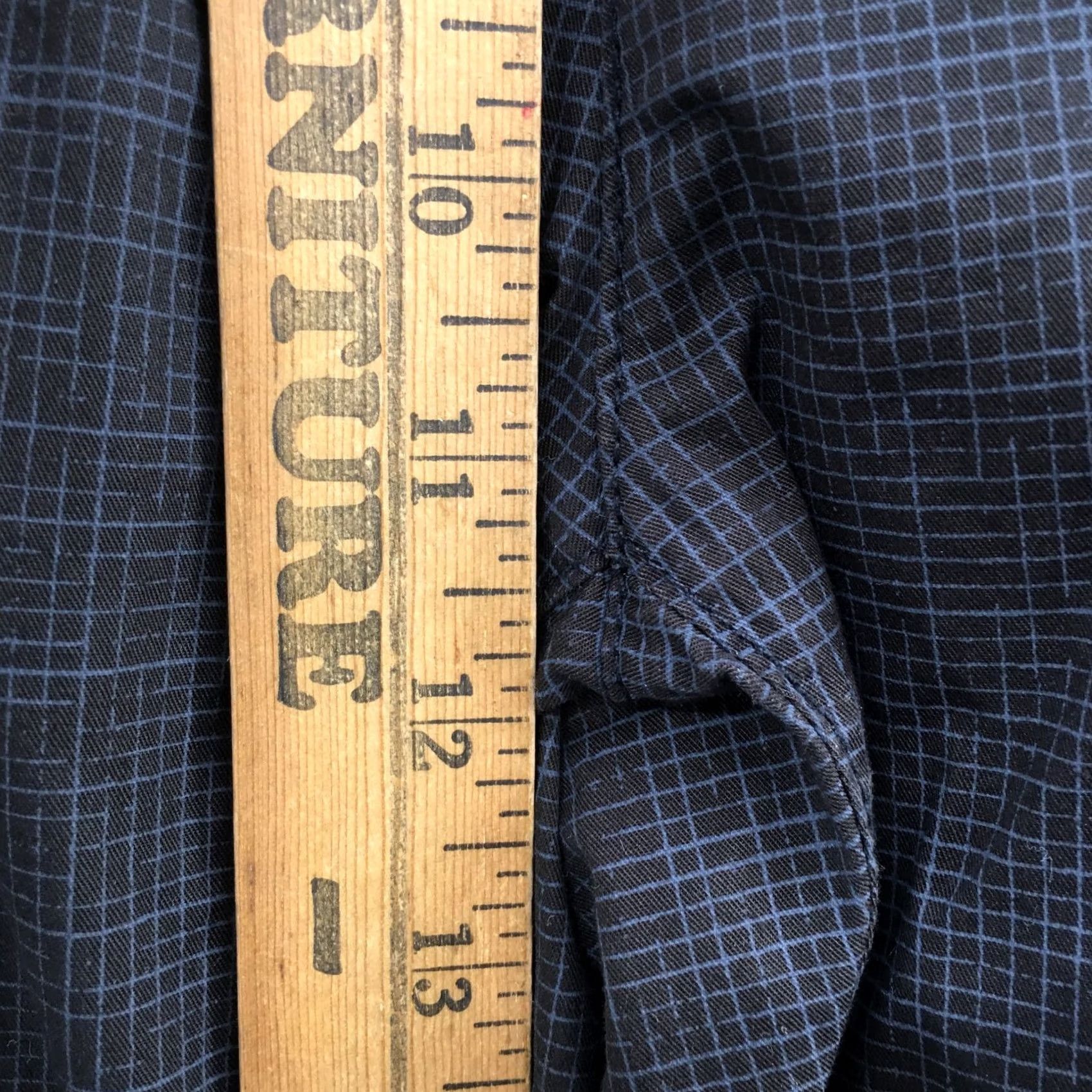 Calvin Klein Calvin Klein Slim Fit Chino Shorts Mens 38 Black Plaid Cotton Short Chino Flat Front Slit Pocket Breathable Casual Men Size US 38 / EU 54 - 7 Thumbnail