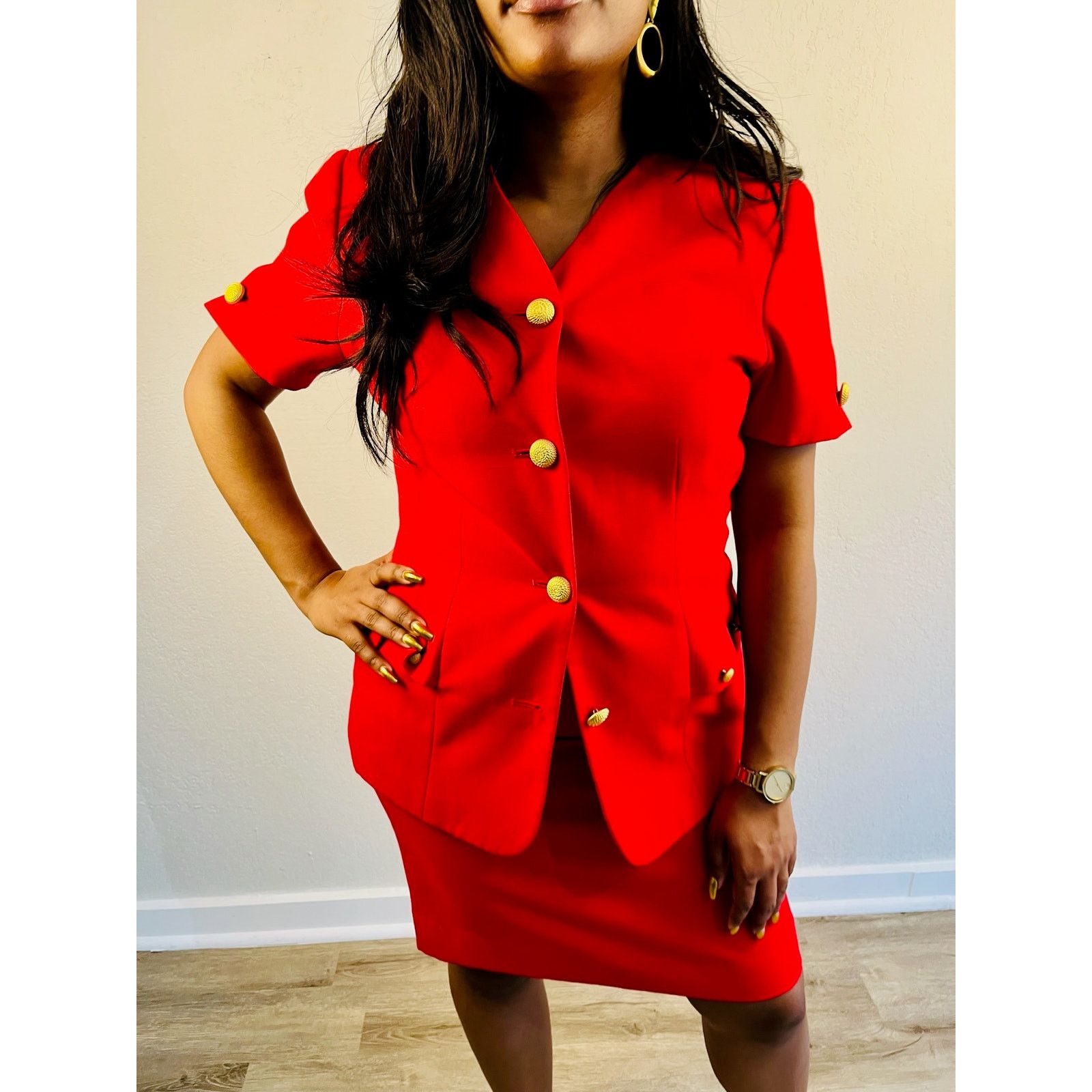 Other Matching Skirt and Jacket Set Size L / US 10 / IT 46 - 2 Thumbnail