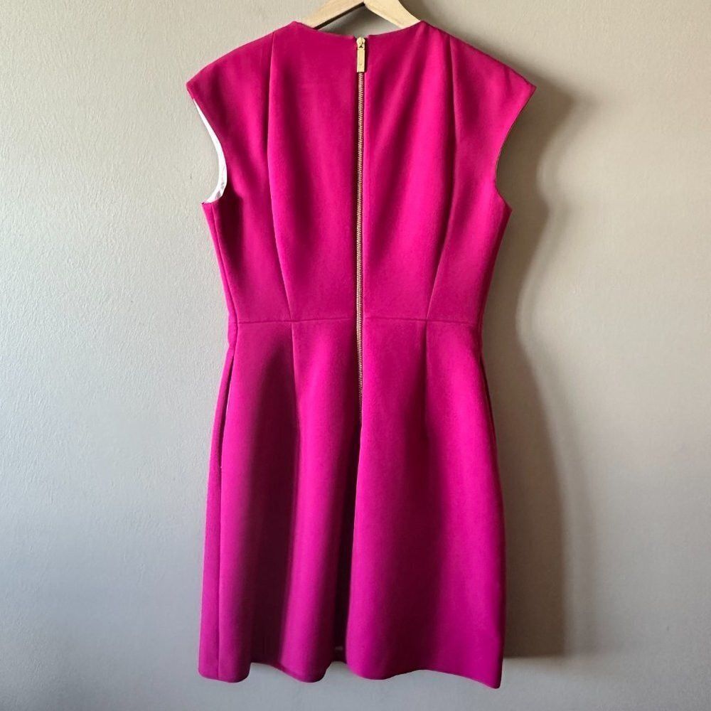 Ted Baker Women's 2 (6) Ted Baker London Magenta Polly Structured Bow Size M / US 6-8 / IT 42-44 - 5 Thumbnail