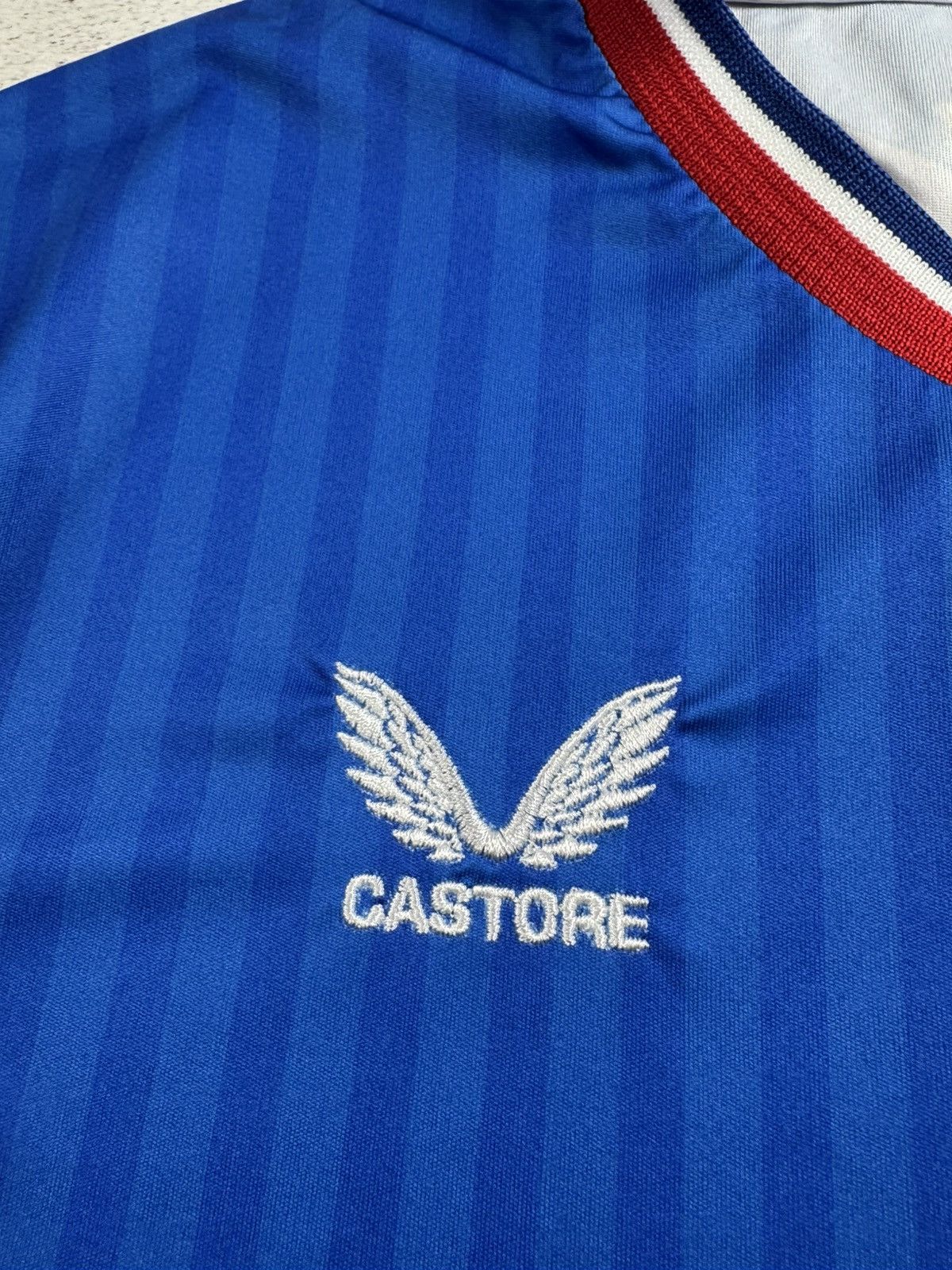 Castore Rangers Glasgow 2023/2024 Blue Home Castore Soccer Football T Shirt Jersey Kit Size US L / EU 52-54 / 3 - 7 Thumbnail