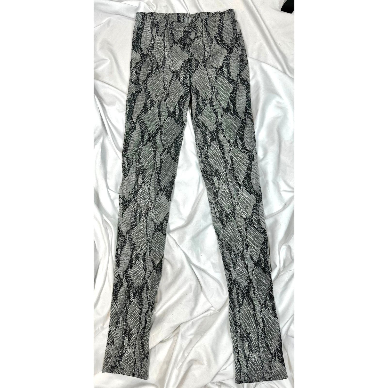 Zadig & Voltaire Zadig & Voltaire Pharell Python Pants Skinny 36 (S) Size 26" / US 2 / IT 38 - 9 Thumbnail