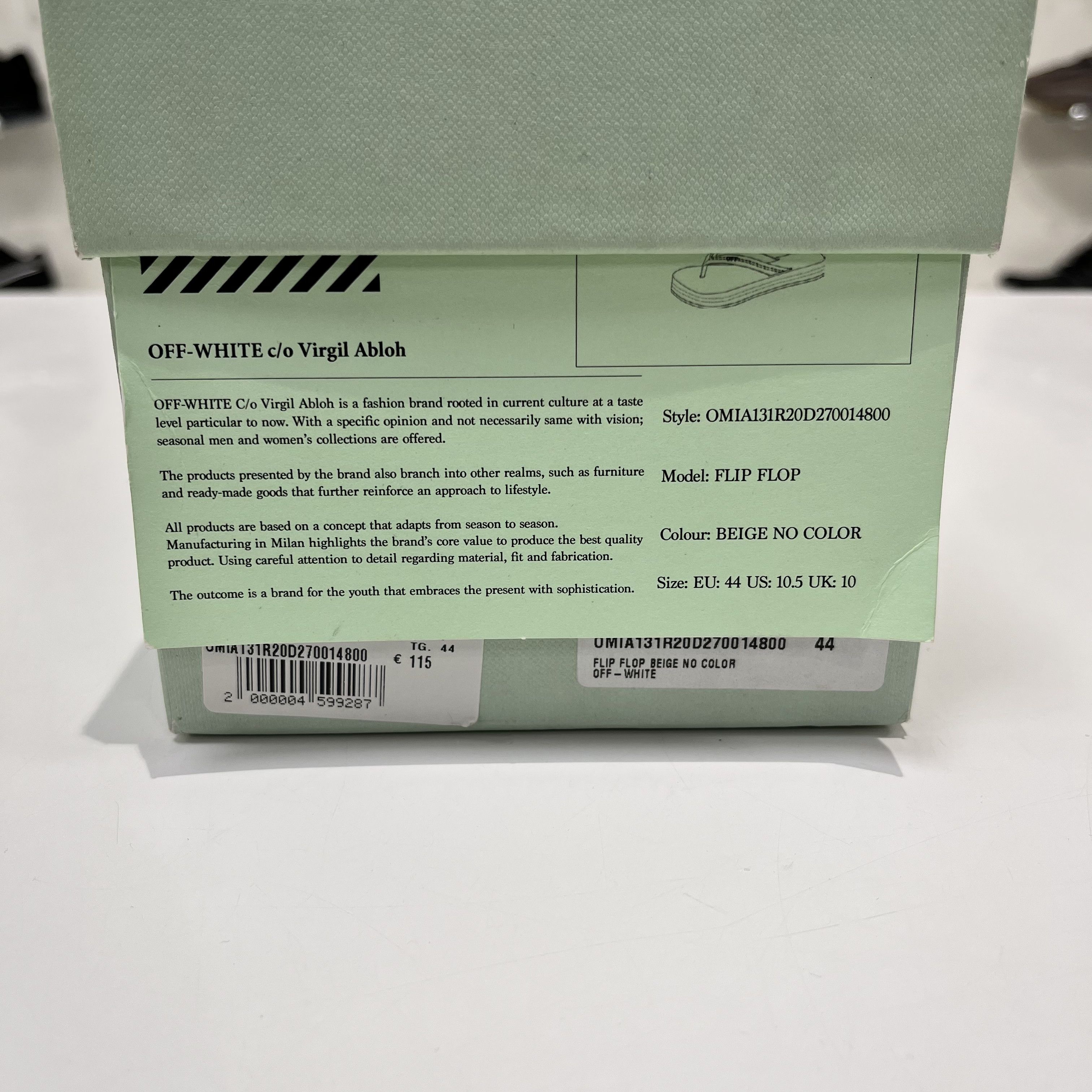 Off-White Off-White Arrows Logo Slides Size US 11 / EU 44 - 9 Thumbnail