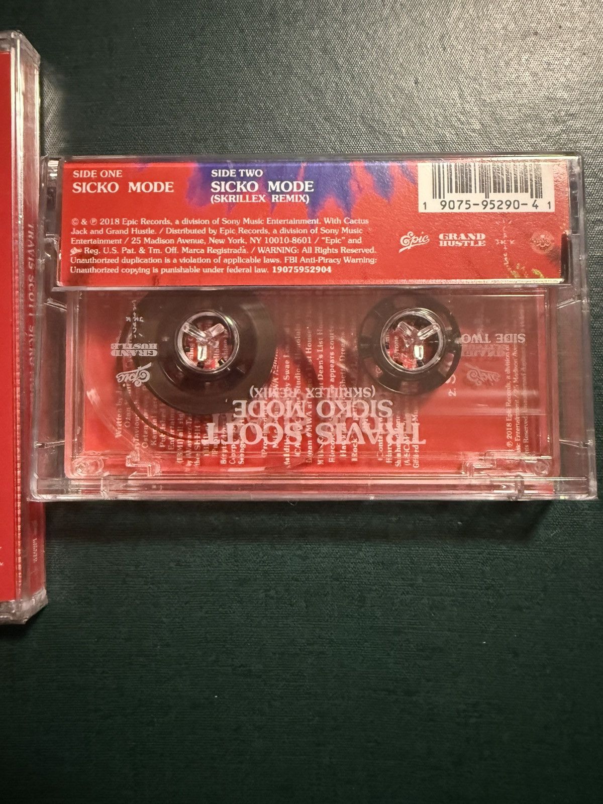 Travis Scott Travis Scott Sicko Mode Remix CD + Casette Set Size ONE SIZE - 3 Thumbnail