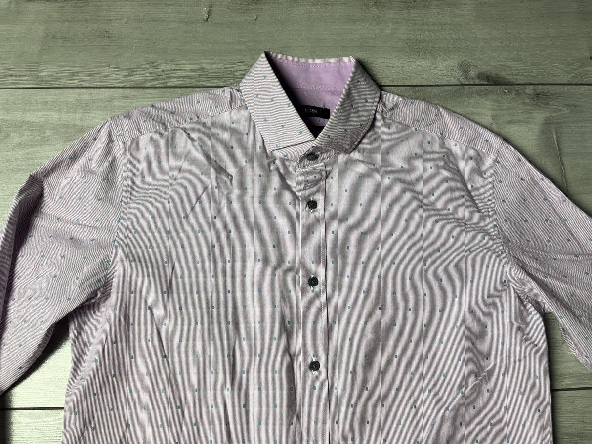 Hugo Boss Hugo boss formal shirt slim fit size XLarge Size US XL / EU 56 / 4 - 3 Thumbnail