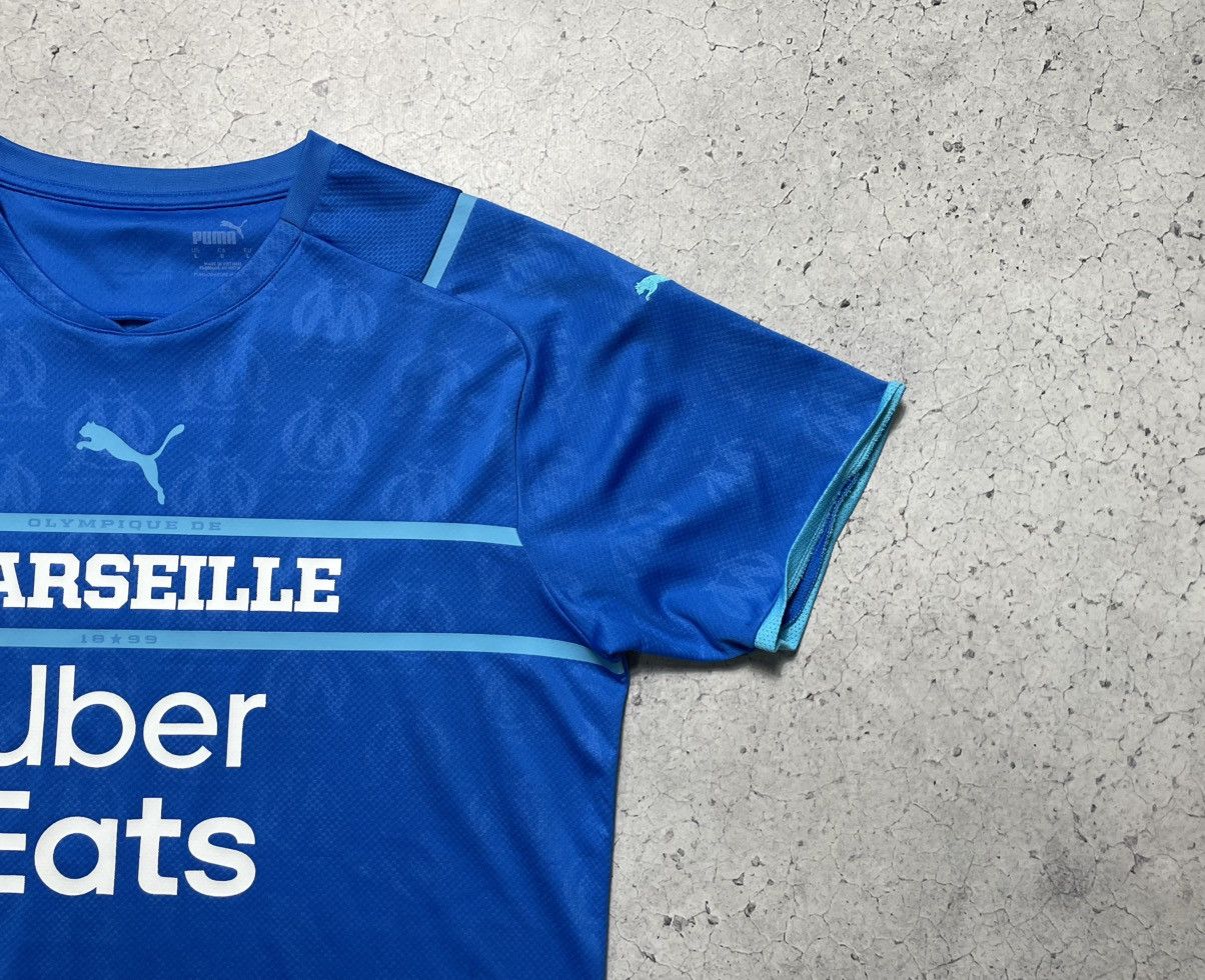 Puma Puma FC Marseille Olympique Y2K Soccer Jersey Big Logo Size US L / EU 52-54 / 3 - 5 Thumbnail
