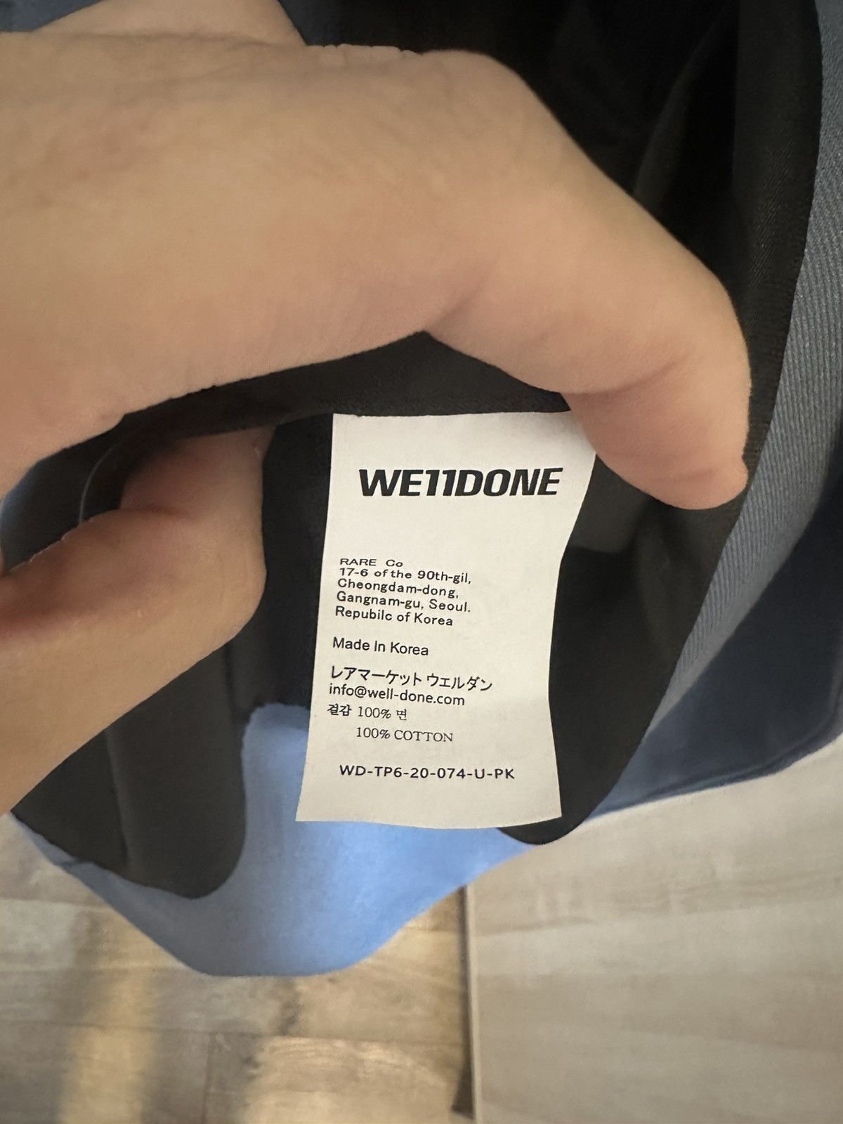 WE11DONE We11Done Blue Blazer Size US M / EU 48-50 / 2 - 3 Thumbnail