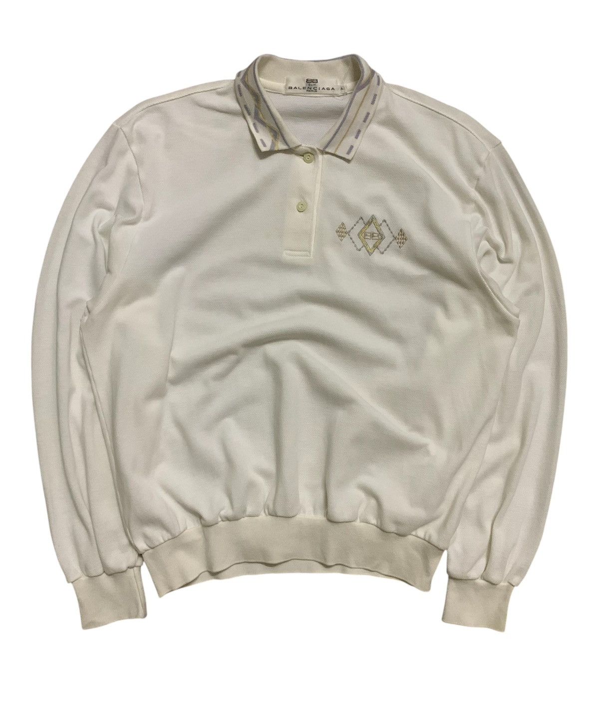 Balenciaga × Vintage Vintage Balenciaga Golf Paris Polo Shirt Size M / US 6-8 / IT 42-44 - 1 Thumbnail