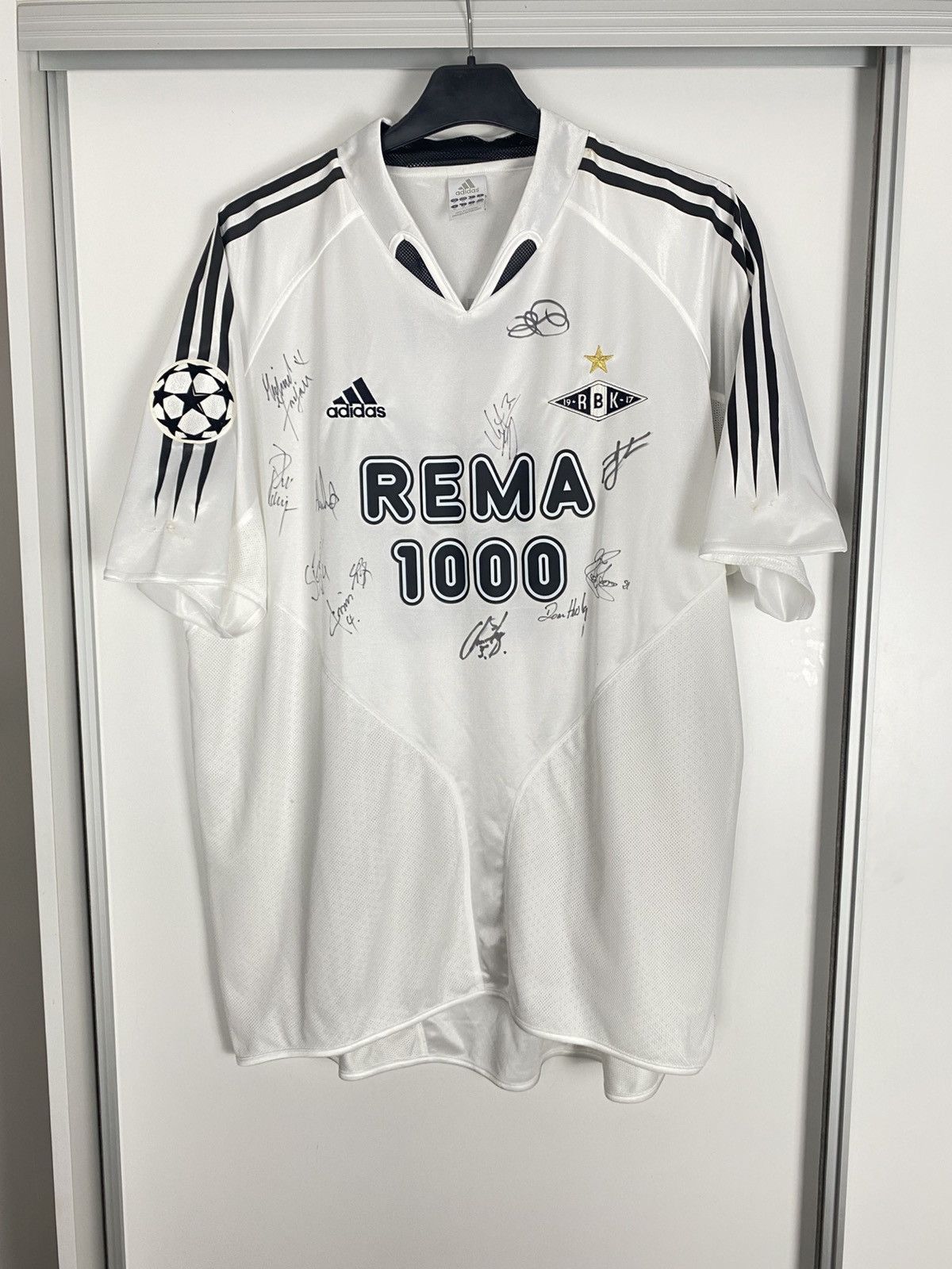 Adidas Vintage Y2K Adidas x Rosenborg 2004 2005 04/05 Home Jersey Size US XL / EU 56 / 4 - 1 Thumbnail