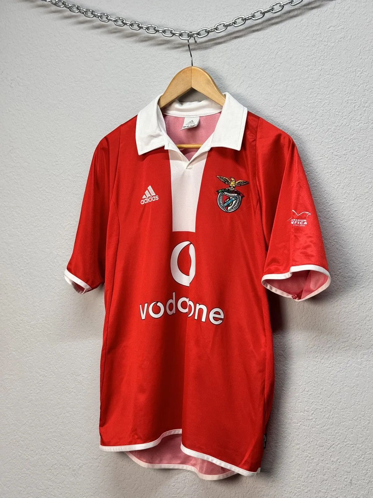 Adidas Vintage Adidas Benfica 2004 Spain Soccer Jersey Football tee Size US S / EU 44-46 / 1 - 2 Thumbnail