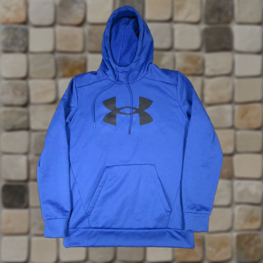 Under Armour Under Armour Hoodie Mens Small Blue Running Pullover Size US S / EU 44-46 / 1 - 1 Thumbnail