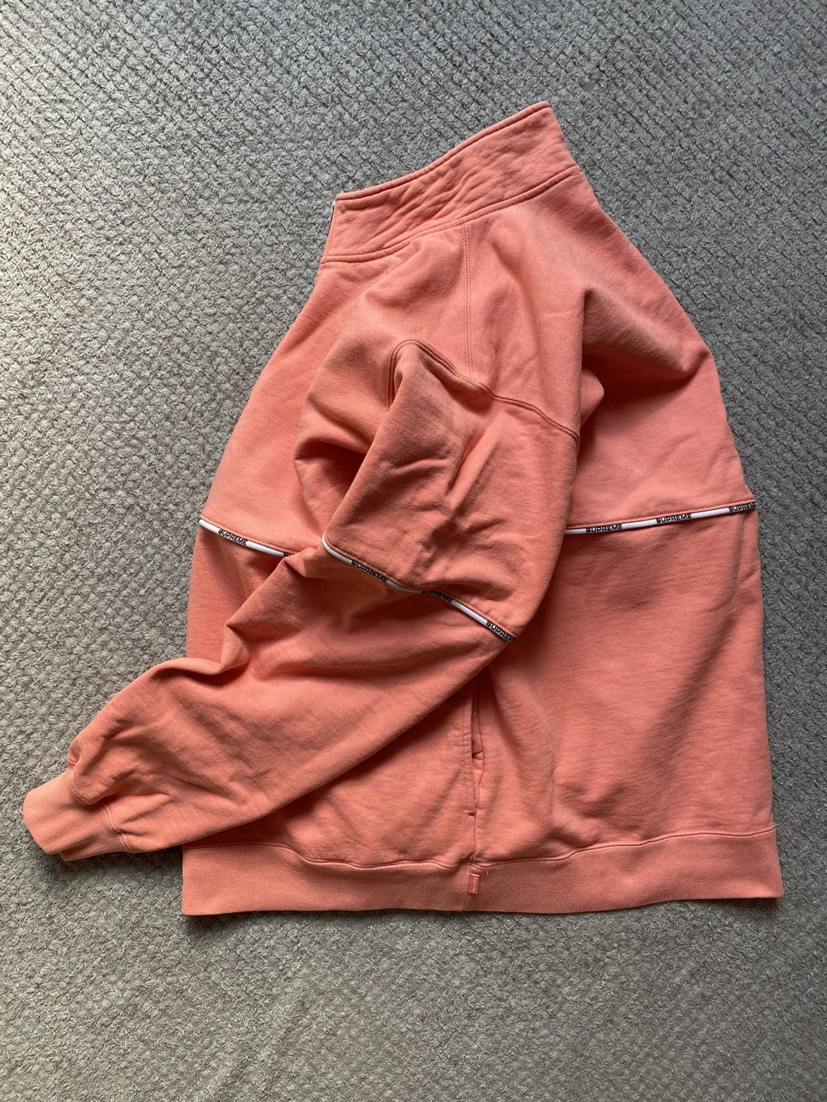Supreme Supreme Logo Piping Half-Zip Sweatshirt Size US L / EU 52-54 / 3 - 11 Thumbnail