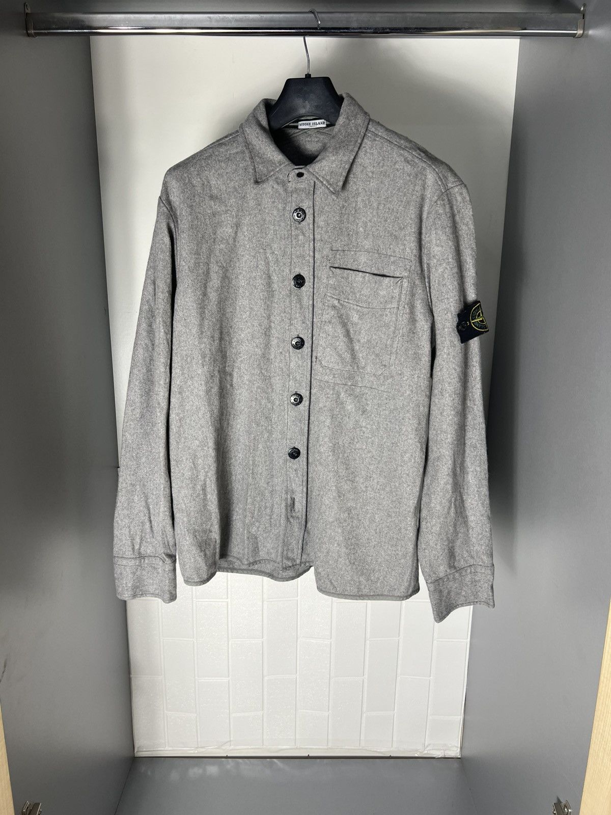 Stone Island × Vintage VERY RARE STONE ISLAND OVER-SHIRT RETRO ITALIAN DESIGNER 90s Size US XXL / EU 58 / 5 - 1 Thumbnail