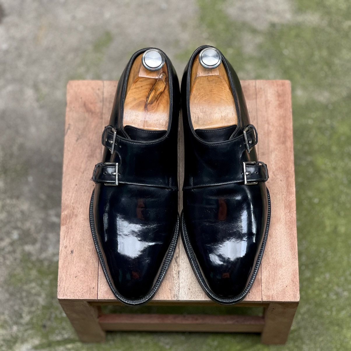John Lobb John Lobb "Naseby" Double Monk Strap Size US 8 / EU 41 - 3 Thumbnail