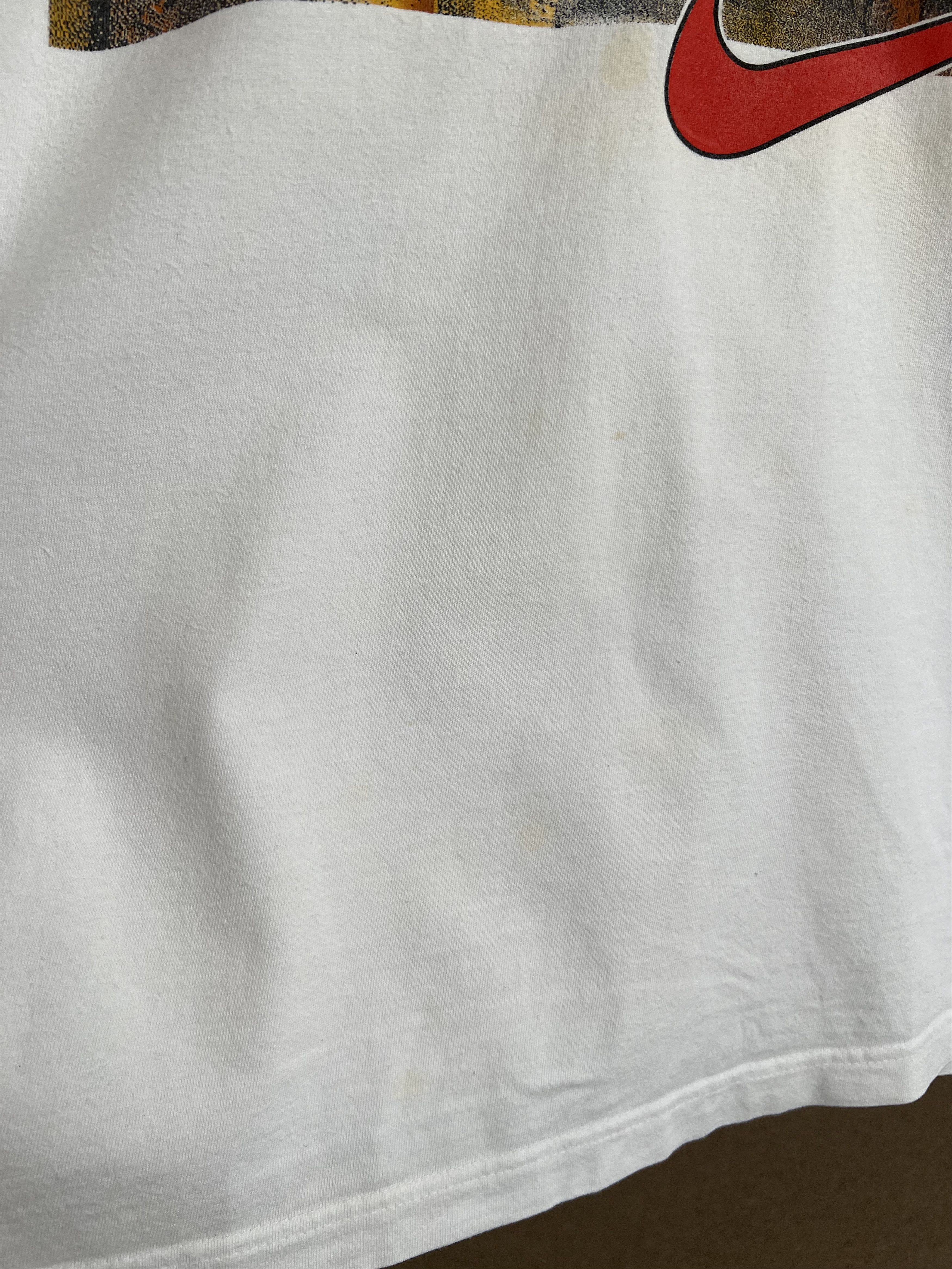 Nike Vintage 90s Nike Davidoff Swiss Indoors Tennis White T-shirt Size US M / EU 48-50 / 2 - 8 Thumbnail
