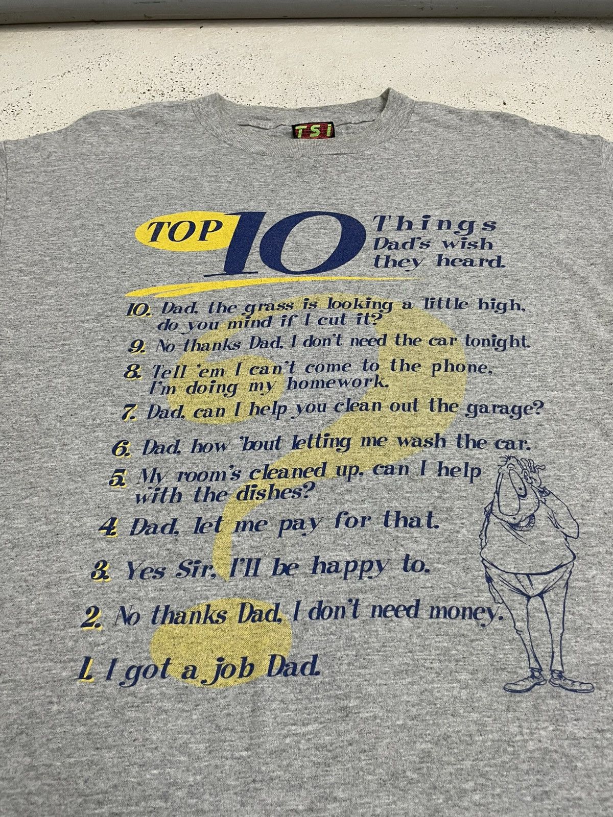 Other TSI Wording Top 10 Things Dad’s Wish They Heard Funny Size US L / EU 52-54 / 3 - 4 Thumbnail