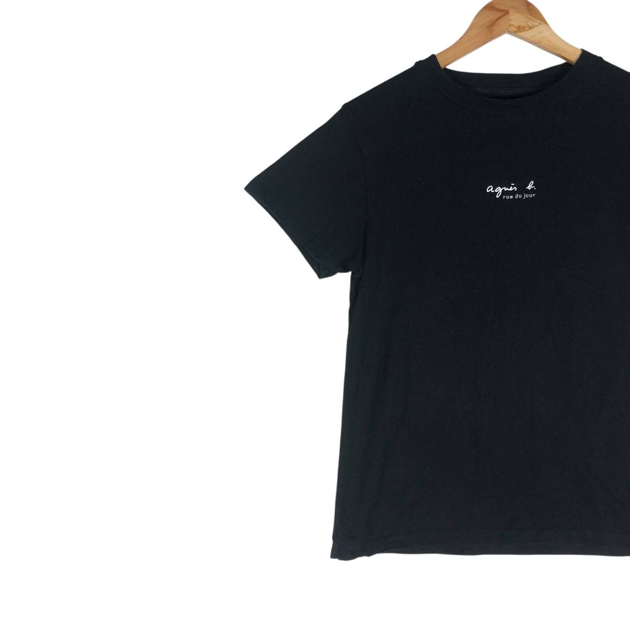 agnes b. Agnes b. Paris Black T-Shirt Size M / US 6-8 / IT 42-44 - 3 Thumbnail