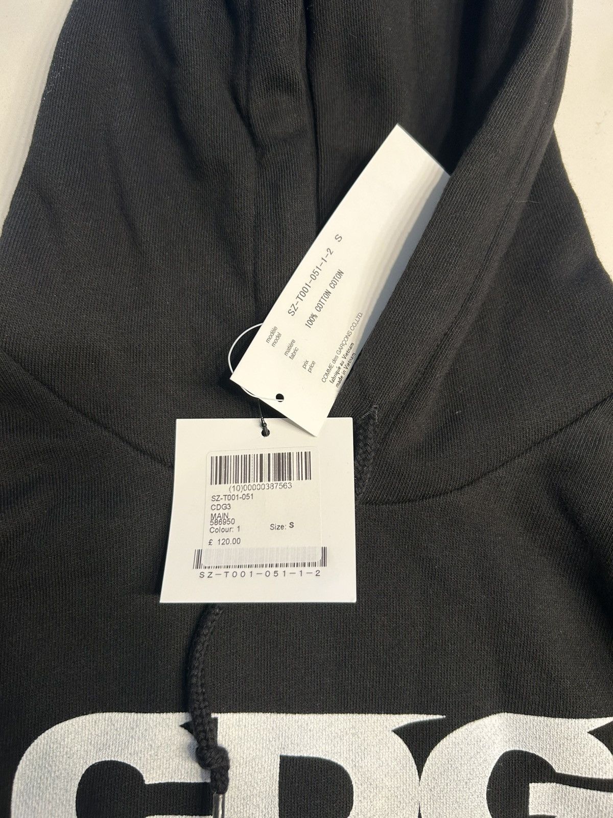 CDG by Comme des Garcons CDG Logo Hoodie Size US S / EU 44-46 / 1 - 2 Thumbnail
