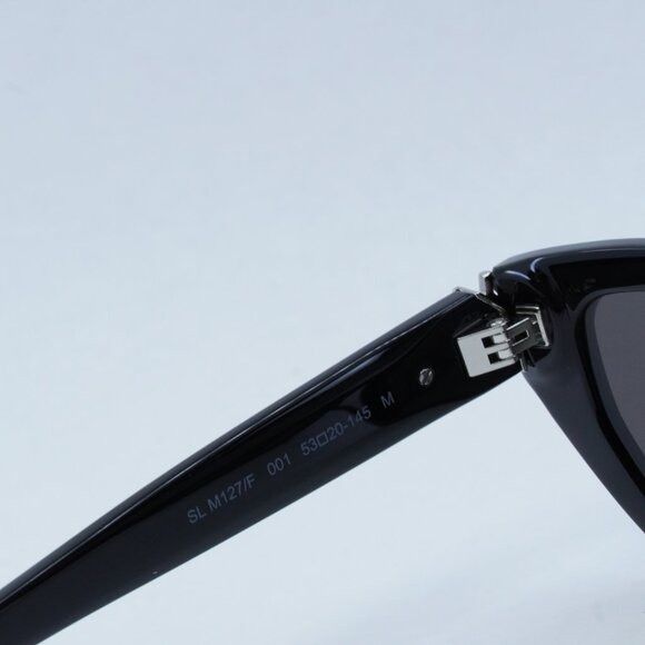 Saint Laurent Paris 🕶️ New Saint Laurent SLM127/F 001 Sunglasses - Black Frame Size ONE SIZE - 6 Thumbnail